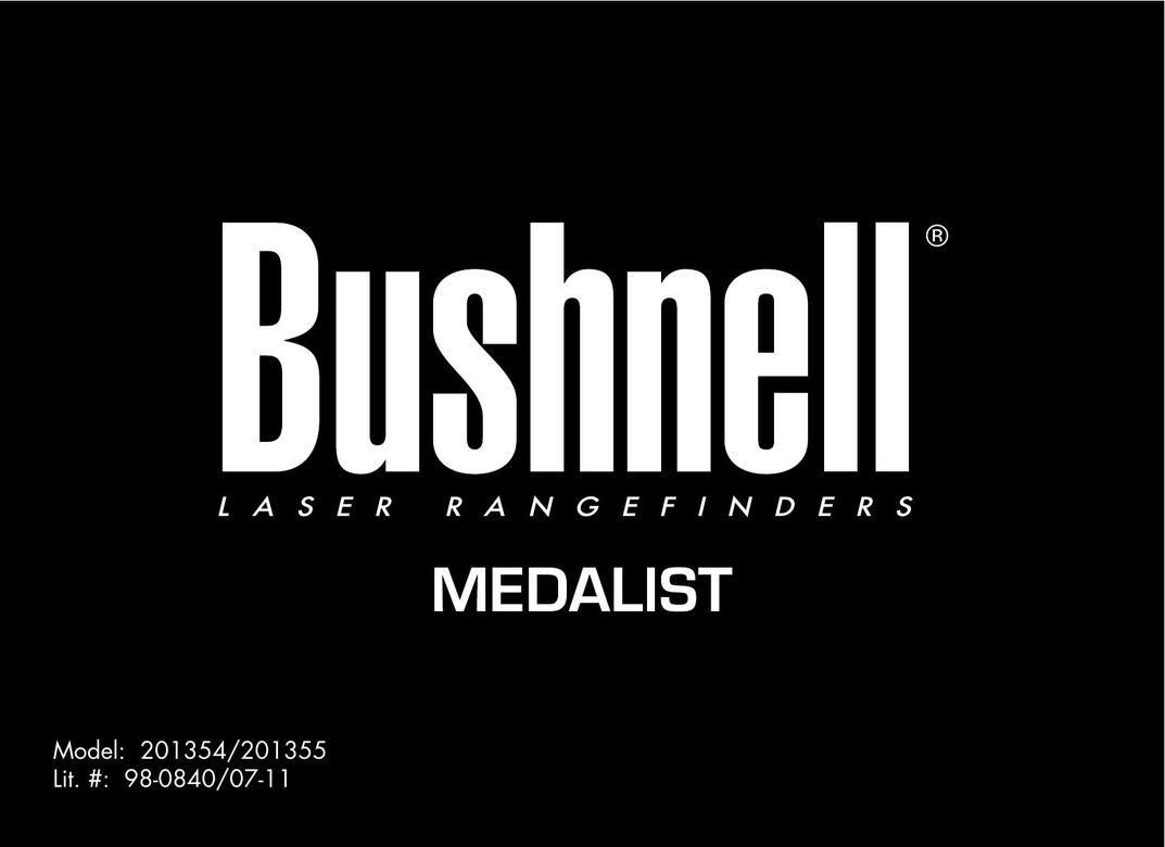Bushnell 201355 Hunting Equipment User Manual