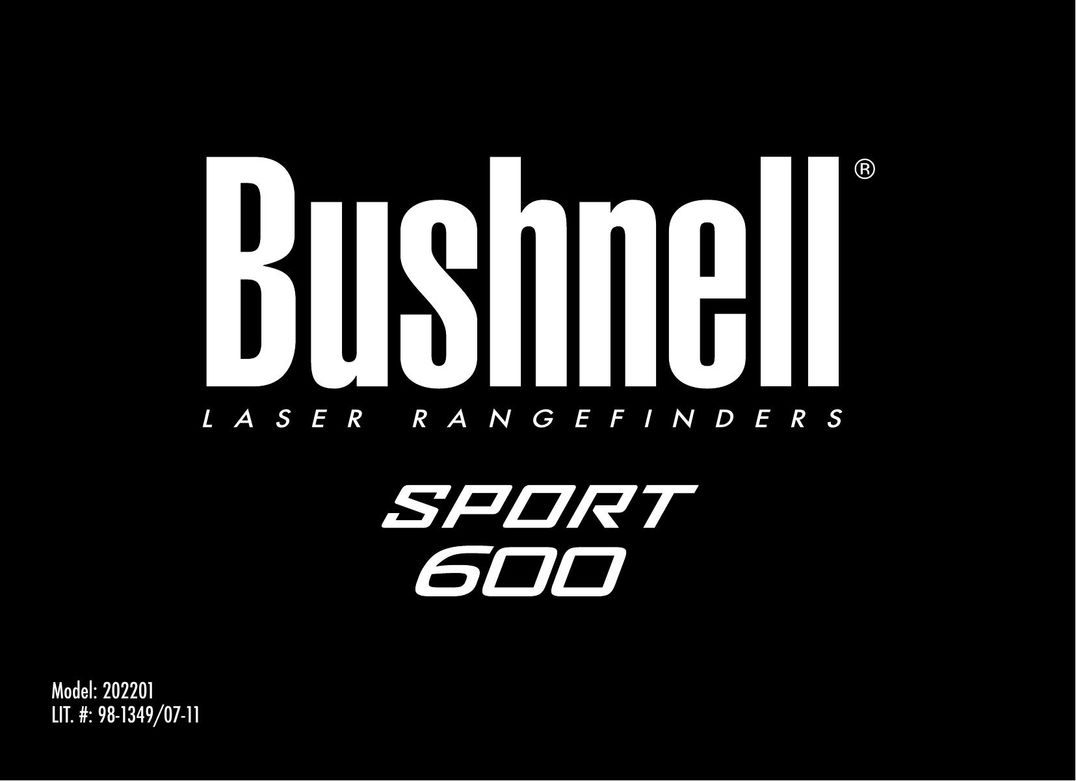 Bushnell 202201 Hunting Equipment User Manual