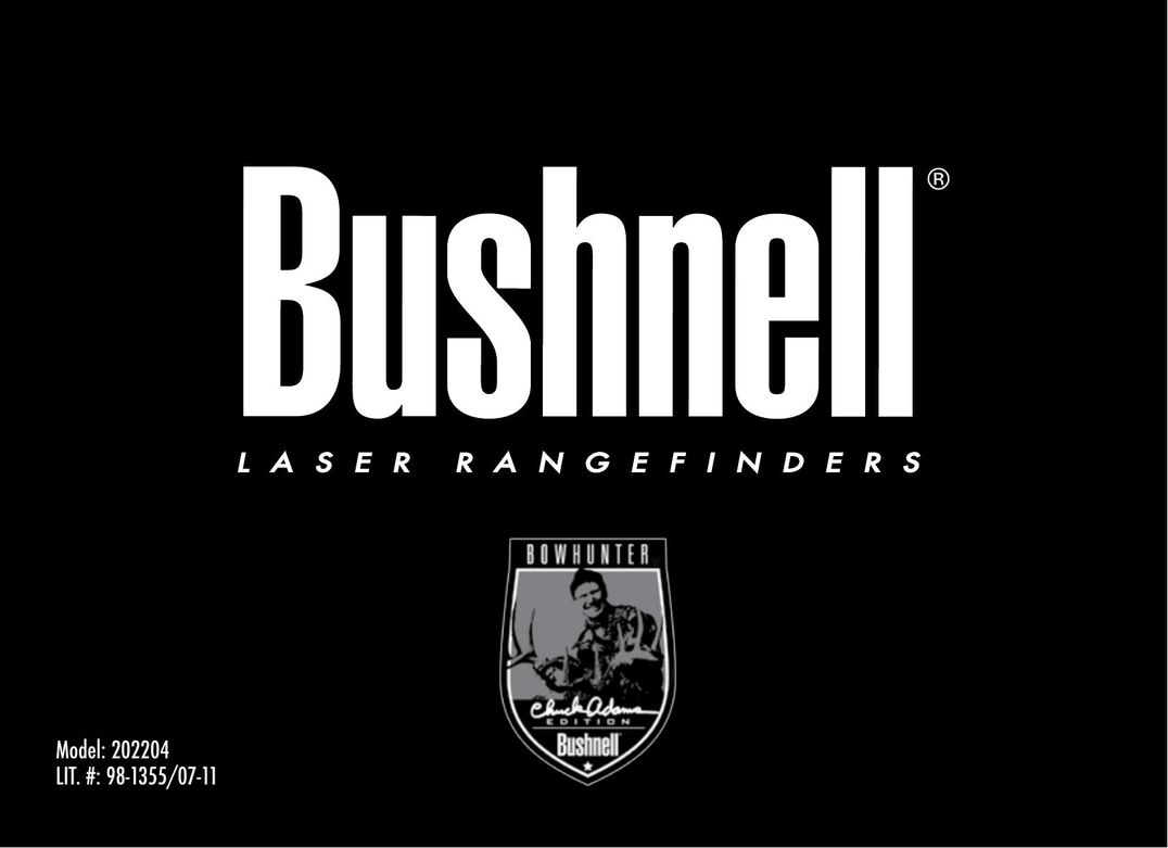Bushnell 202204 Hunting Equipment User Manual