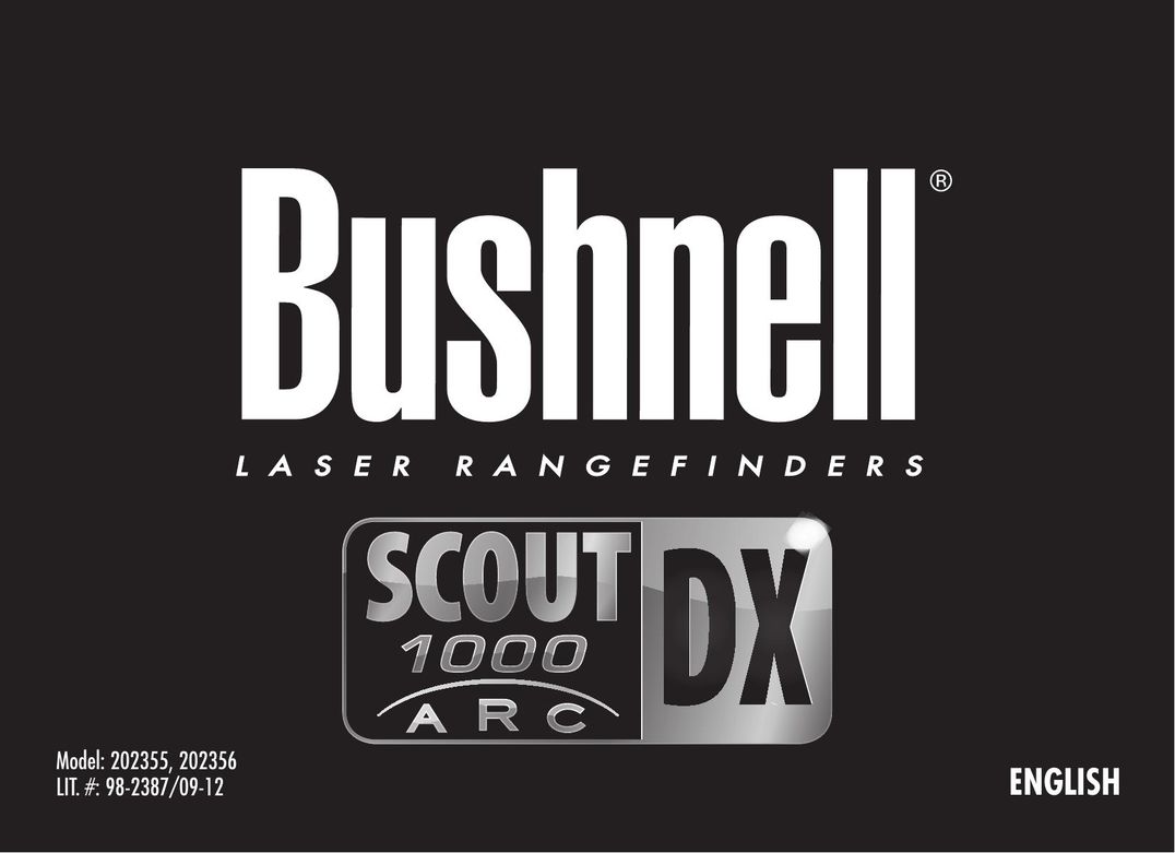Bushnell 202355 Hunting Equipment User Manual
