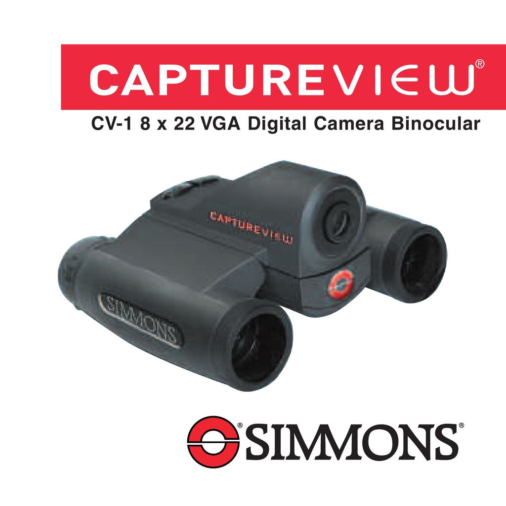 Simmons Optics CV-1 8 x 22 VGA Hunting Equipment User Manual