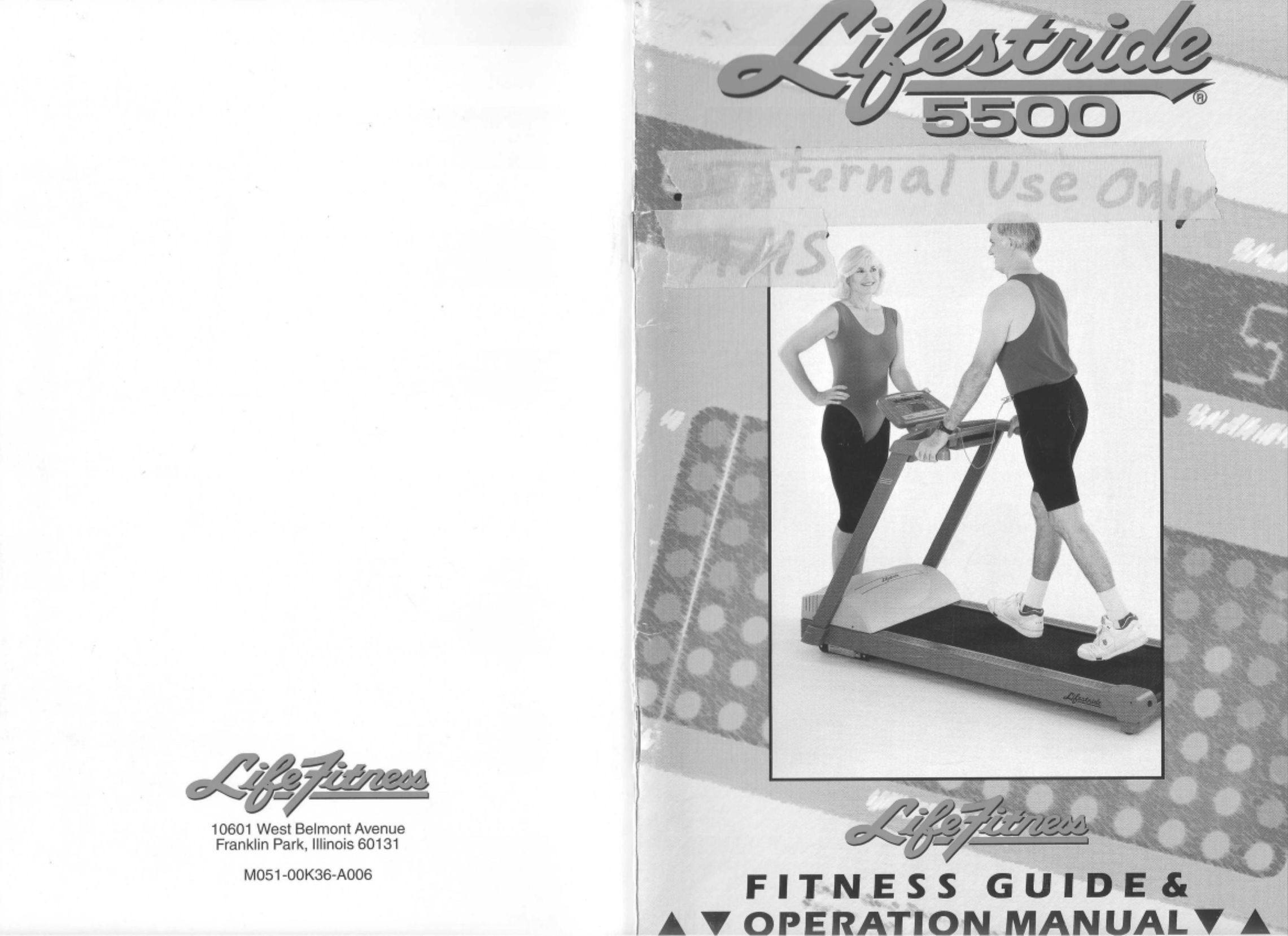 Life Fitness 5500 Stepper Machine User Manual