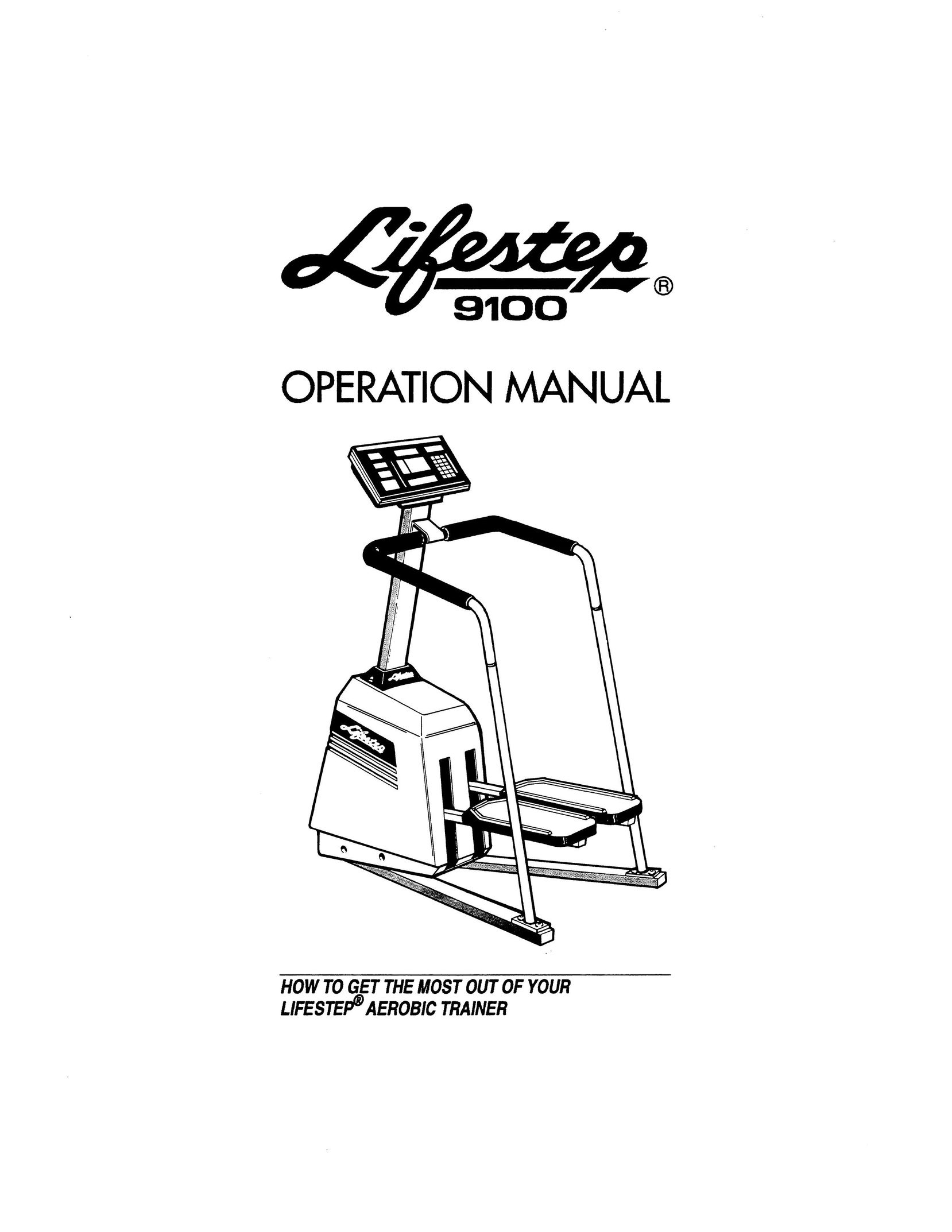 Life Fitness LS9100 Stepper Machine User Manual