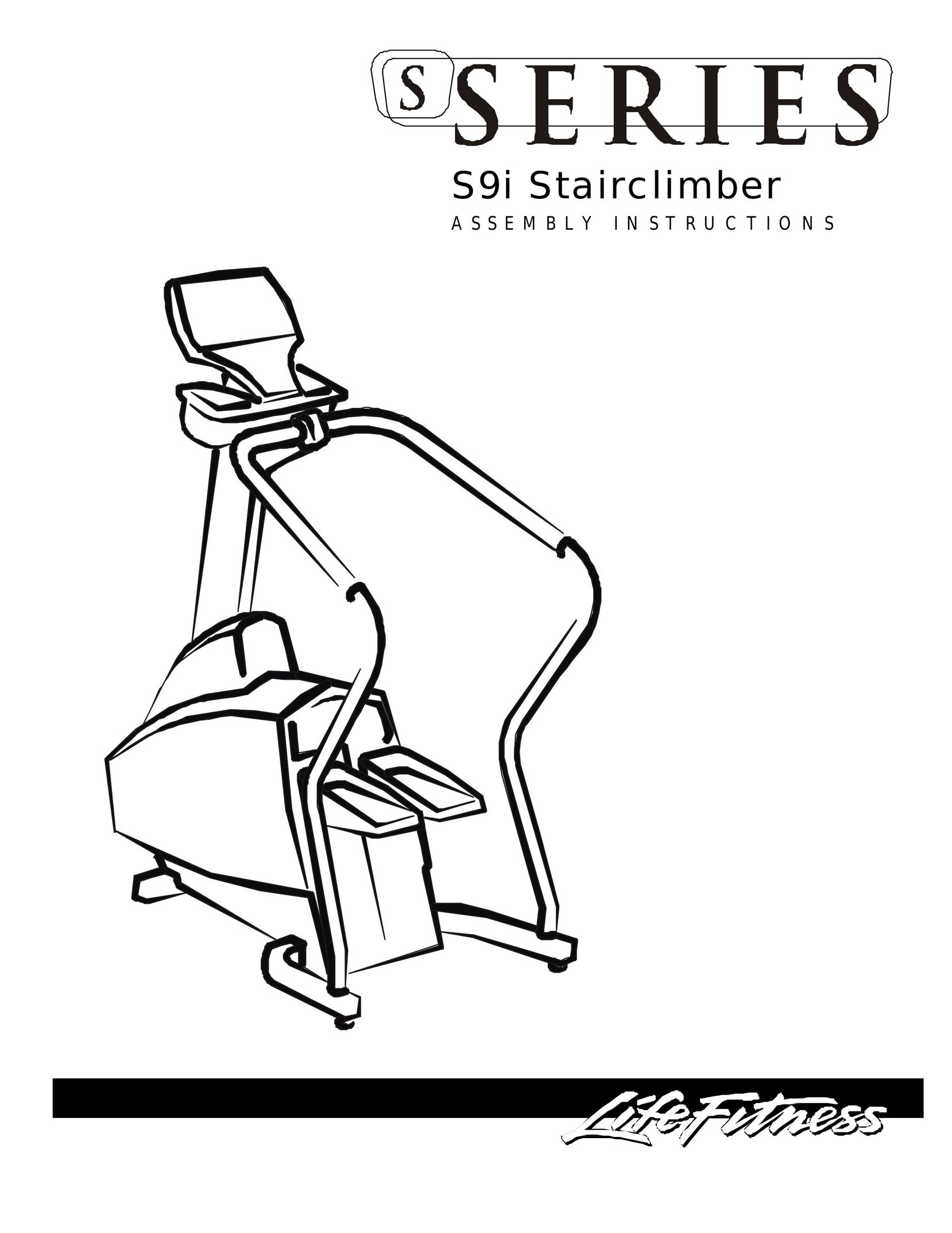Life Fitness S9i Stepper Machine User Manual