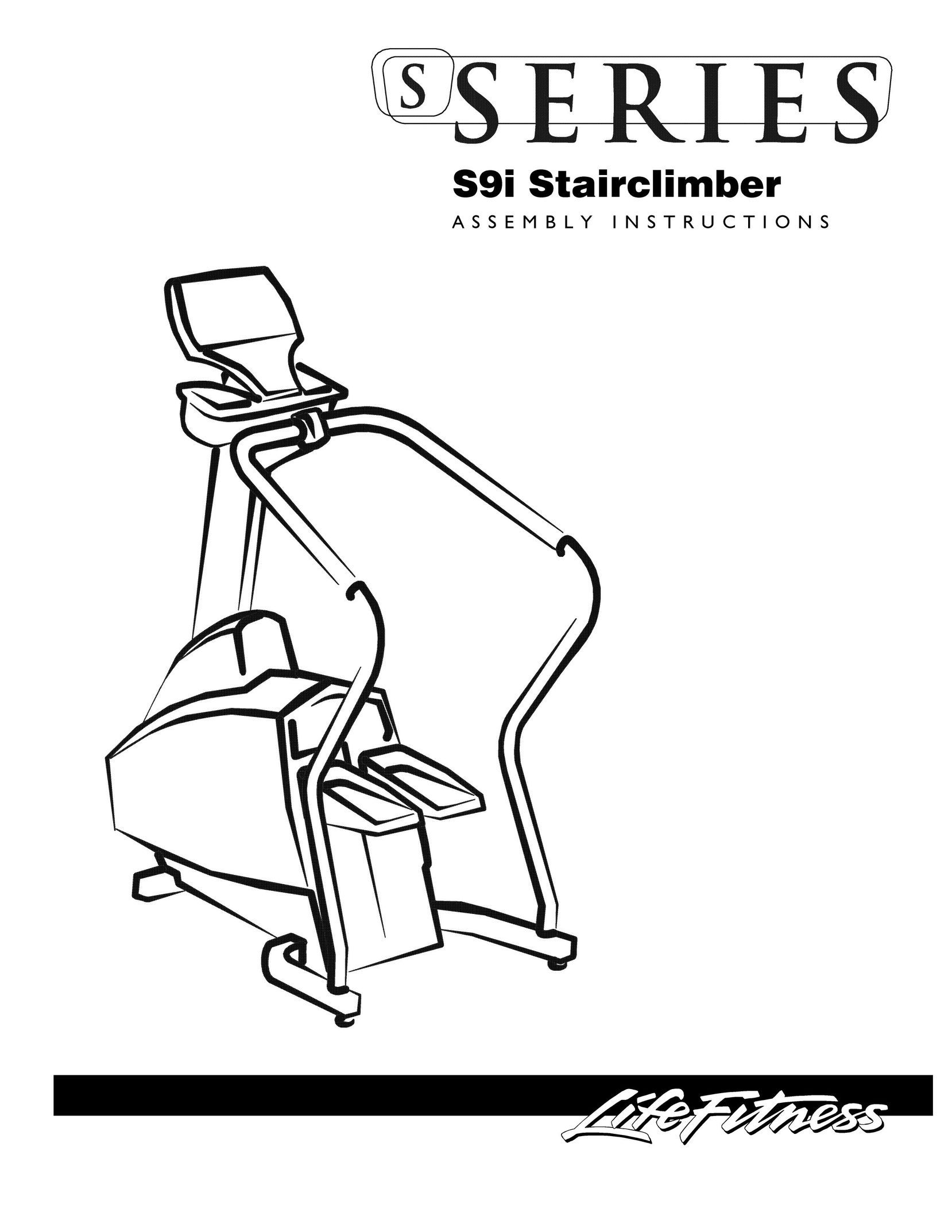 Life Fitness S9i Stepper Machine User Manual