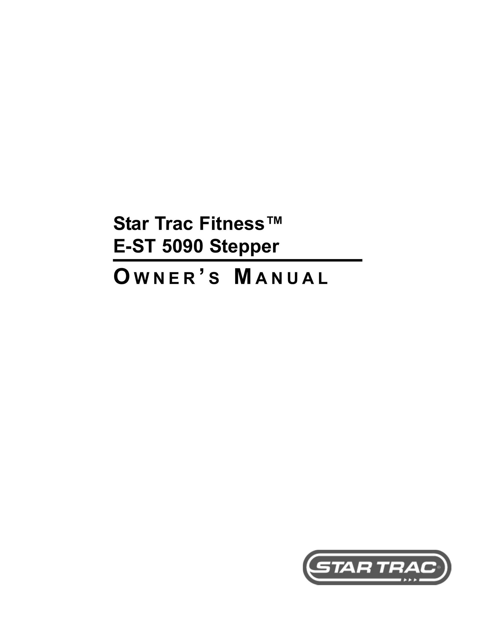 Star Trac E-ST 5090 Stepper Machine User Manual