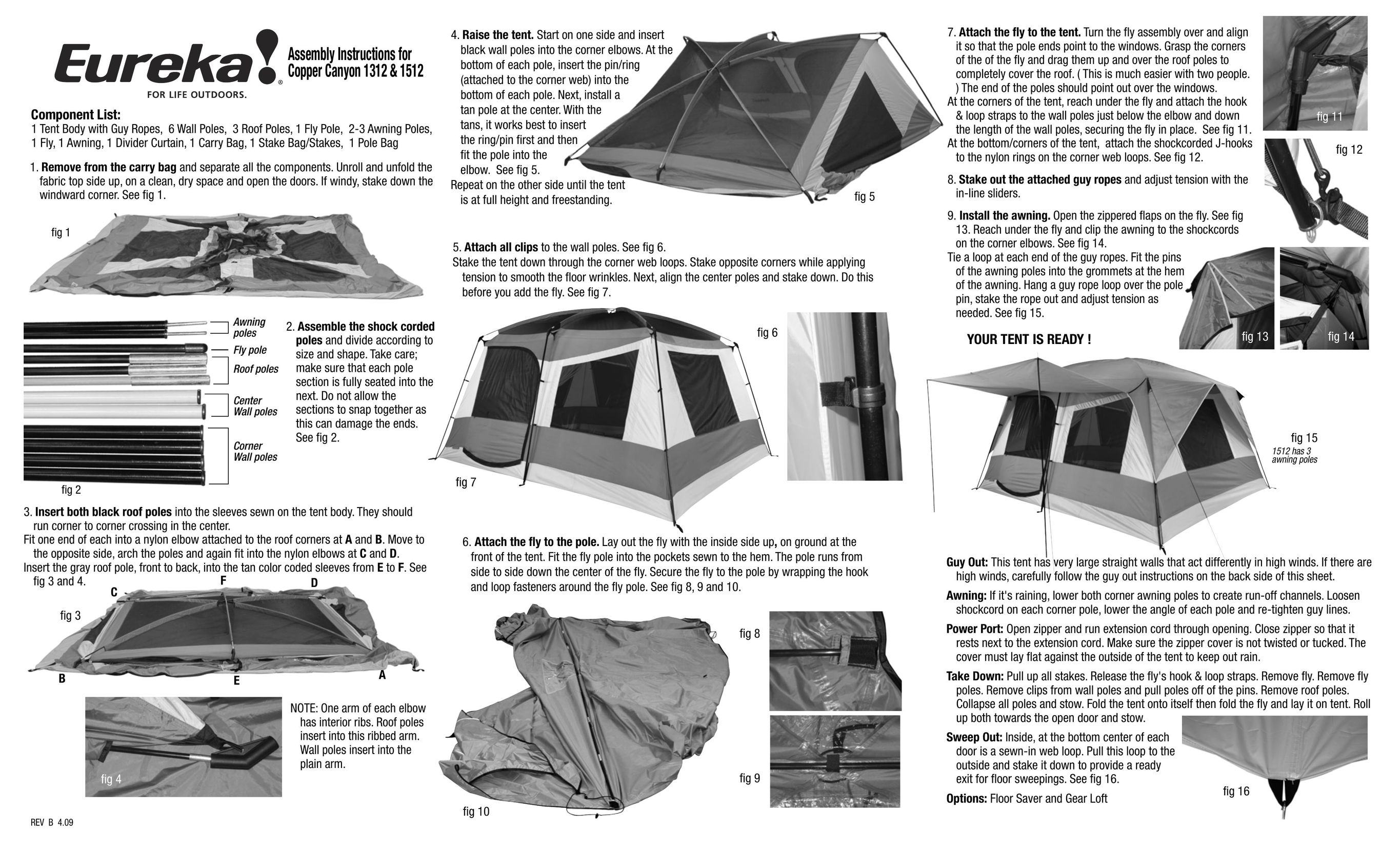 Eureka! Tents 1312 Tent User Manual