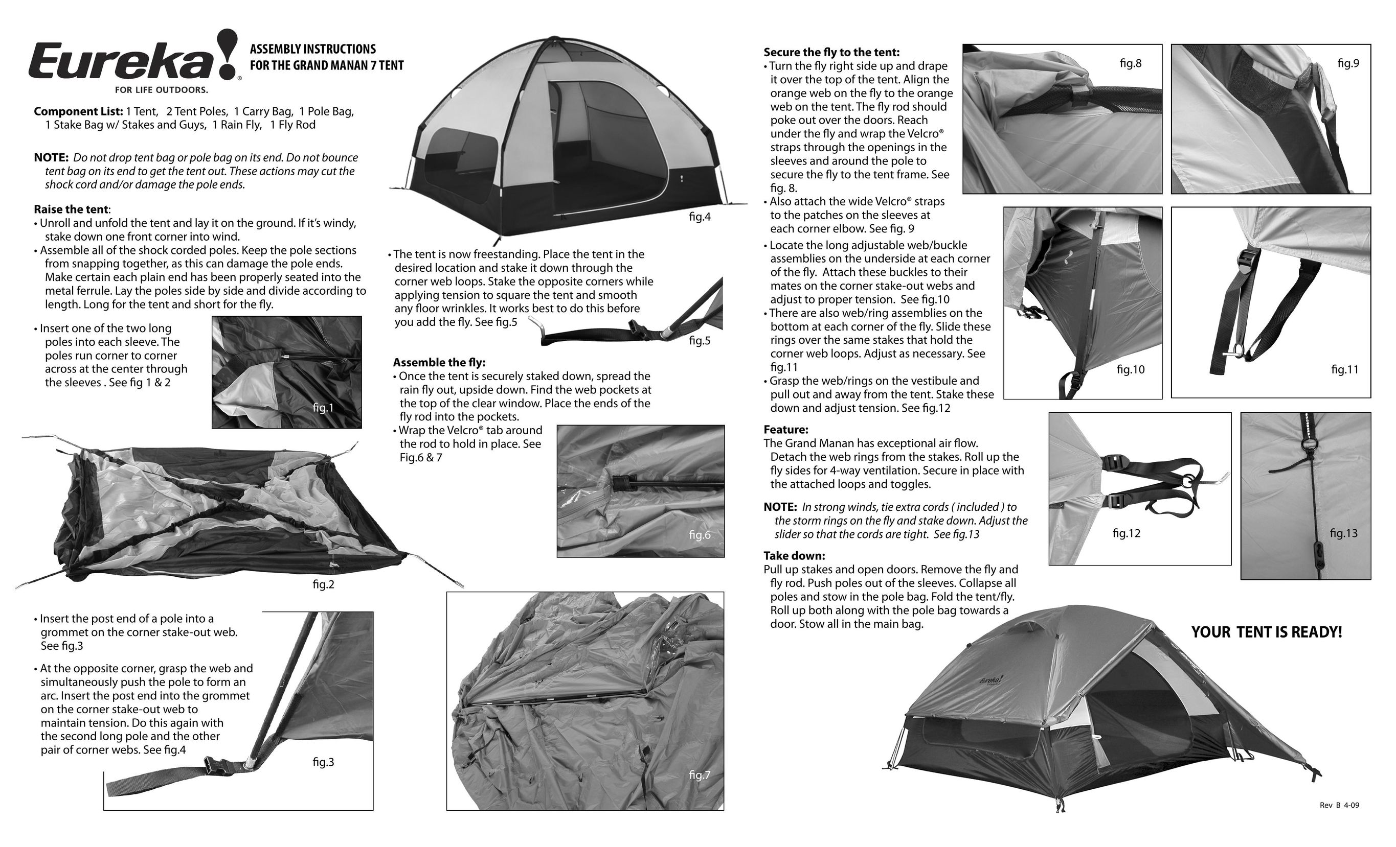 Eureka! Tents Grand Manan 7 Tent User Manual