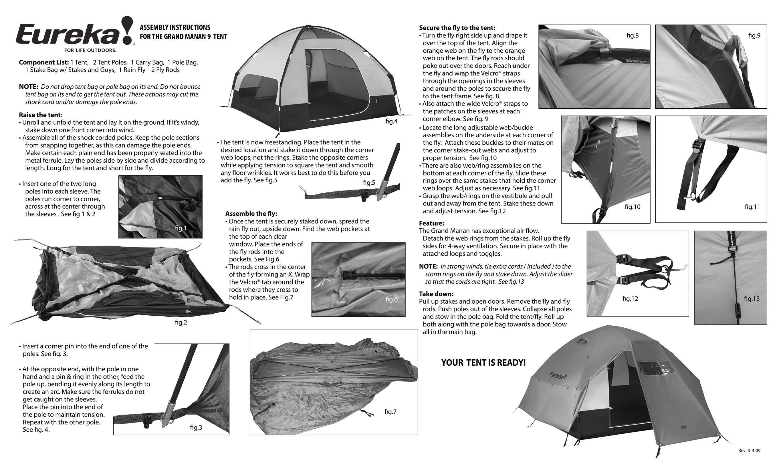 Eureka! Tents Grand Manan 9 Tent User Manual