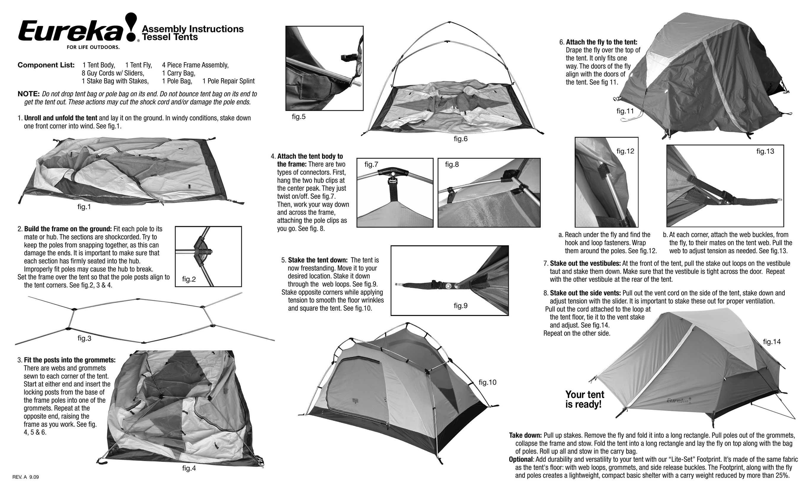 Eureka! Tents Tessel Tent User Manual