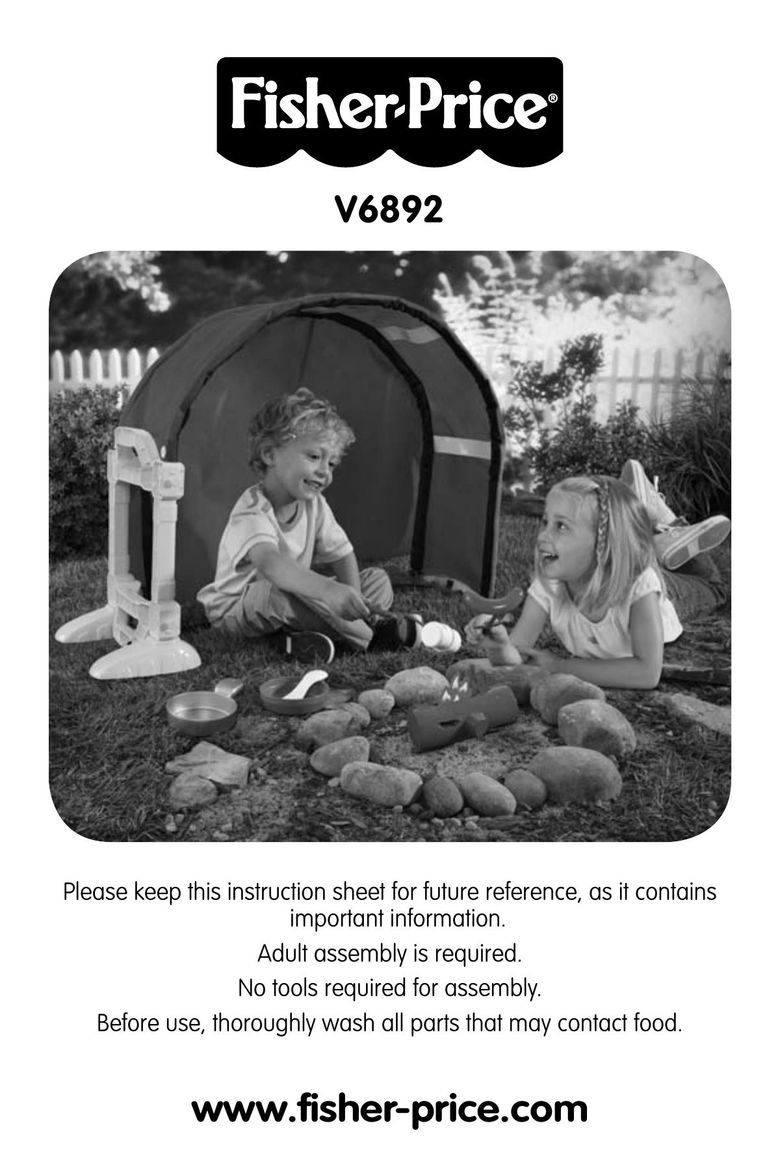 Fisher-Price V6892 Tent User Manual