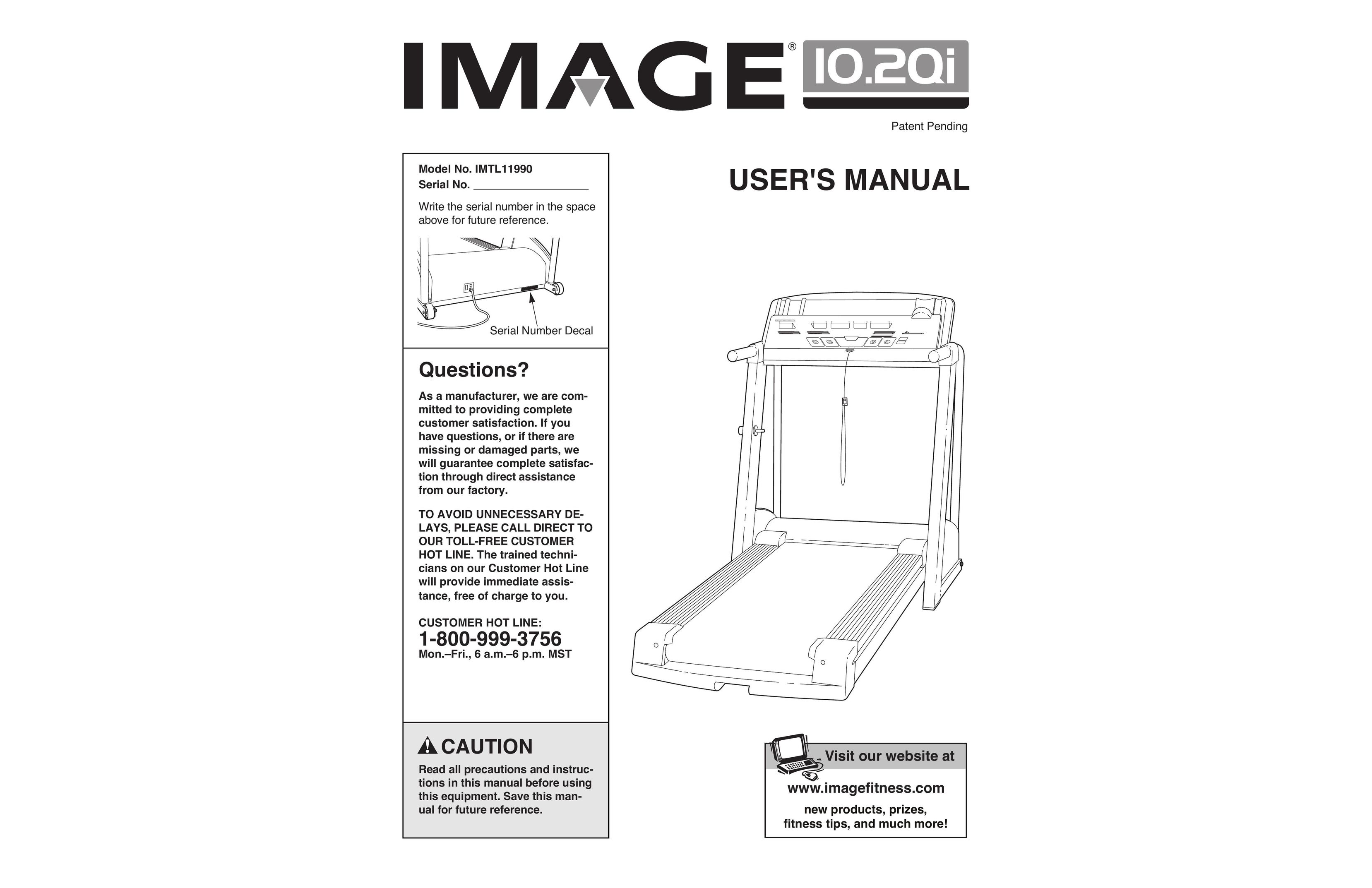 Image IMTL11990 Treadmill User Manual