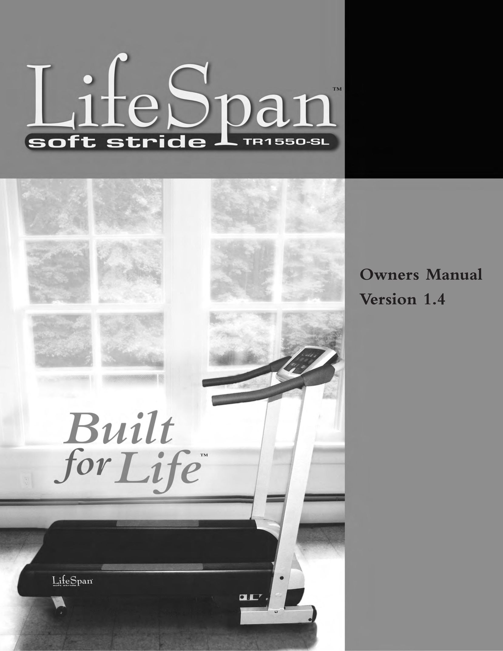 LifeSpan TR1550-SL Treadmill User Manual