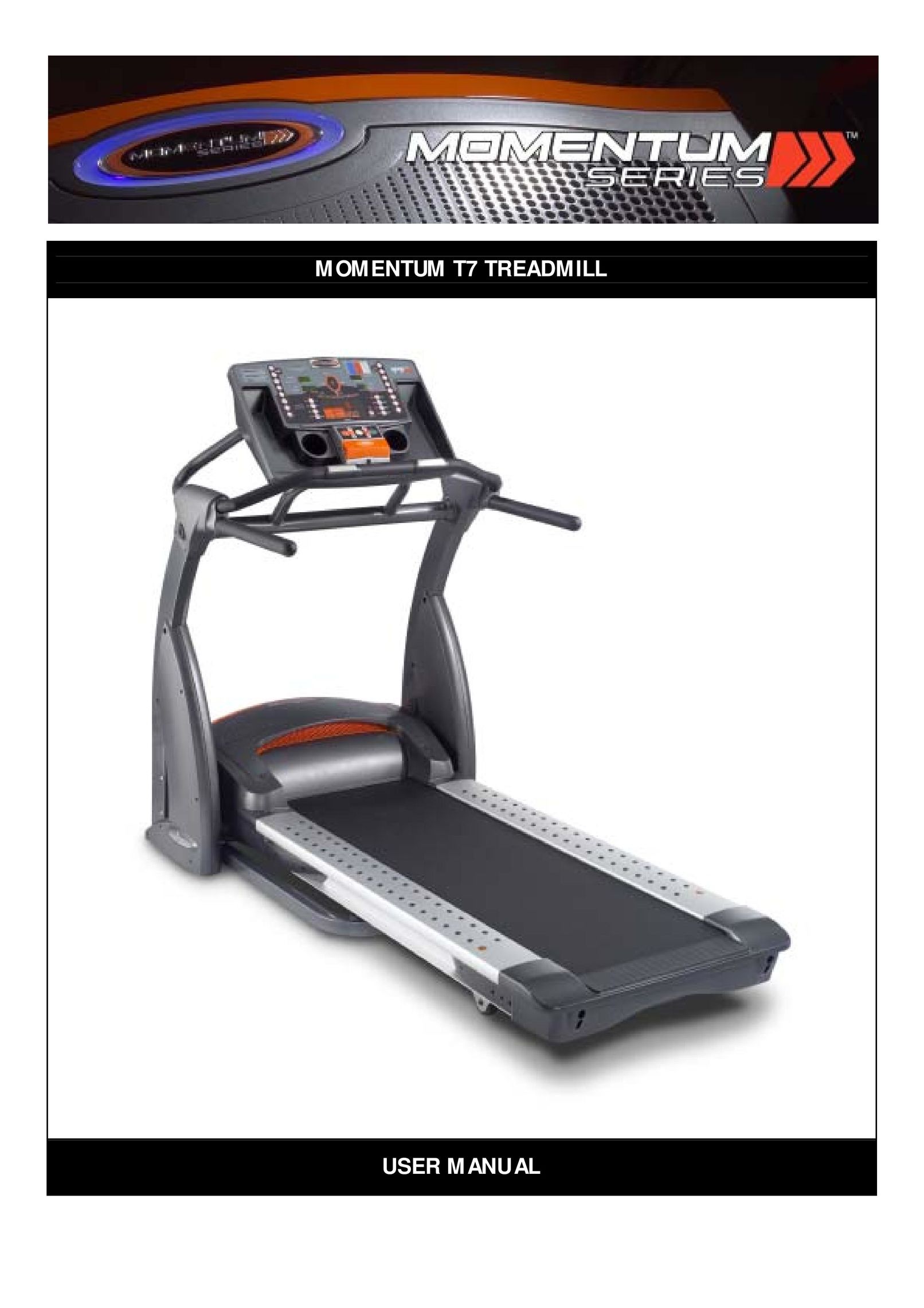 Momentum Sales & Marketing T7 Treadmill User Manual