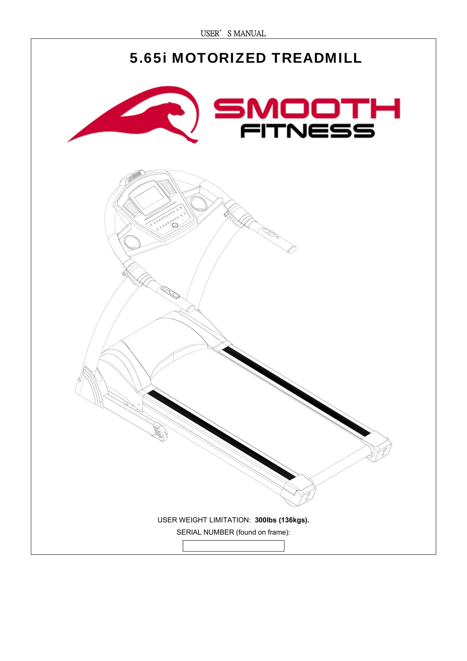 Smooth Fitness 5.65I Treadmill User Manual