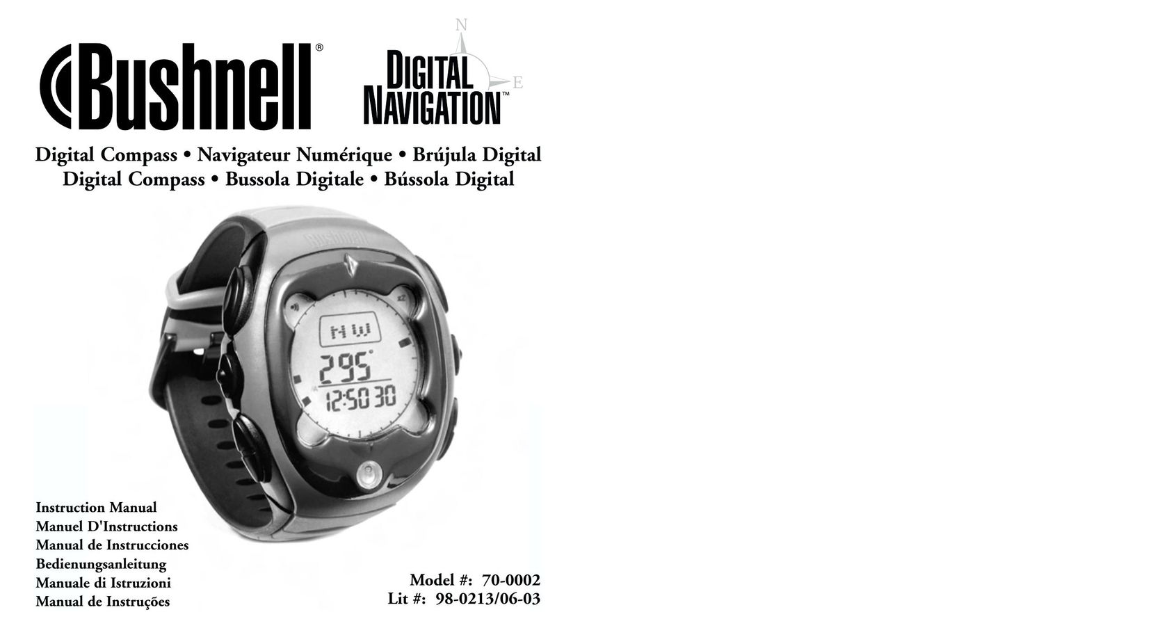 Bushnell 70-0002 Watch User Manual