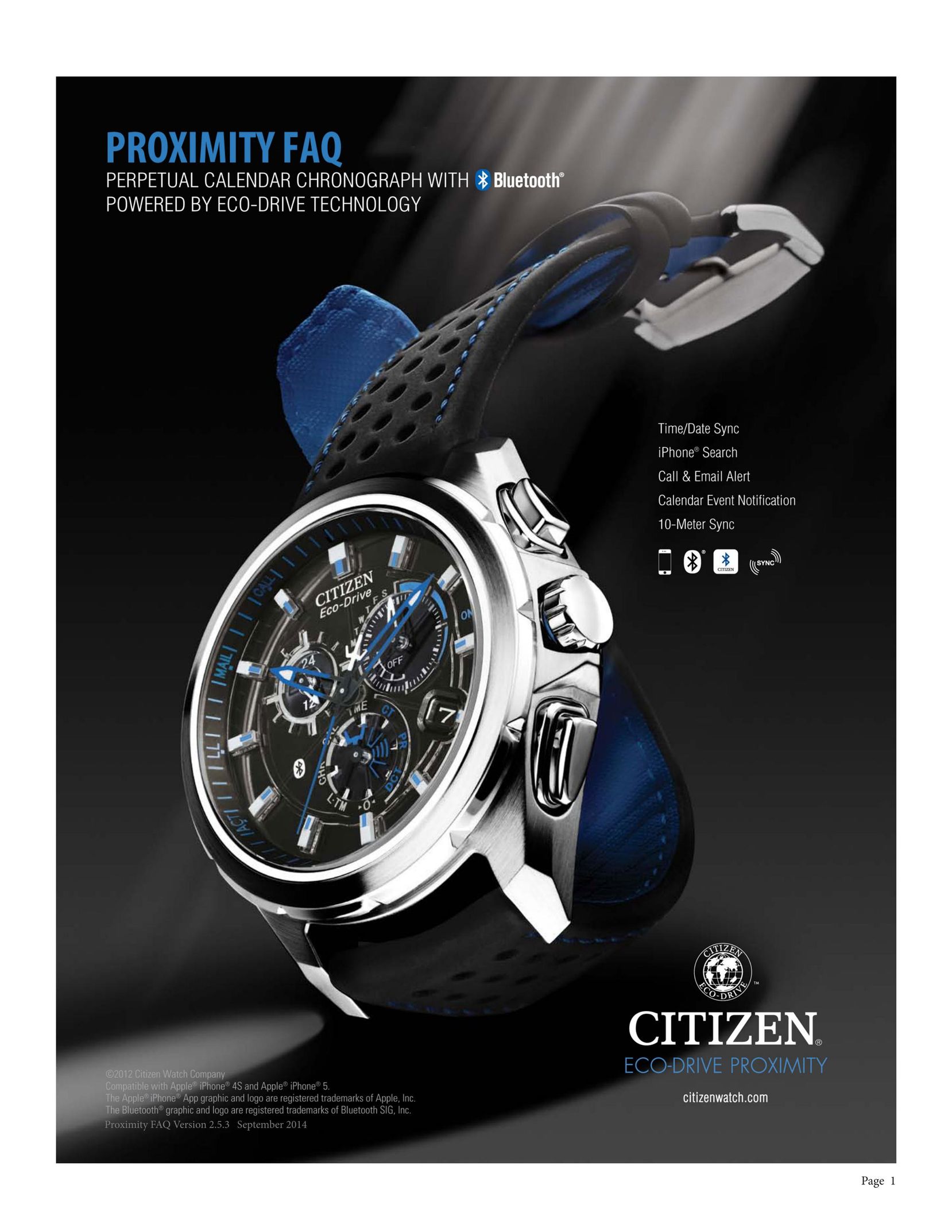 Citizen MC920 Watch User Manual