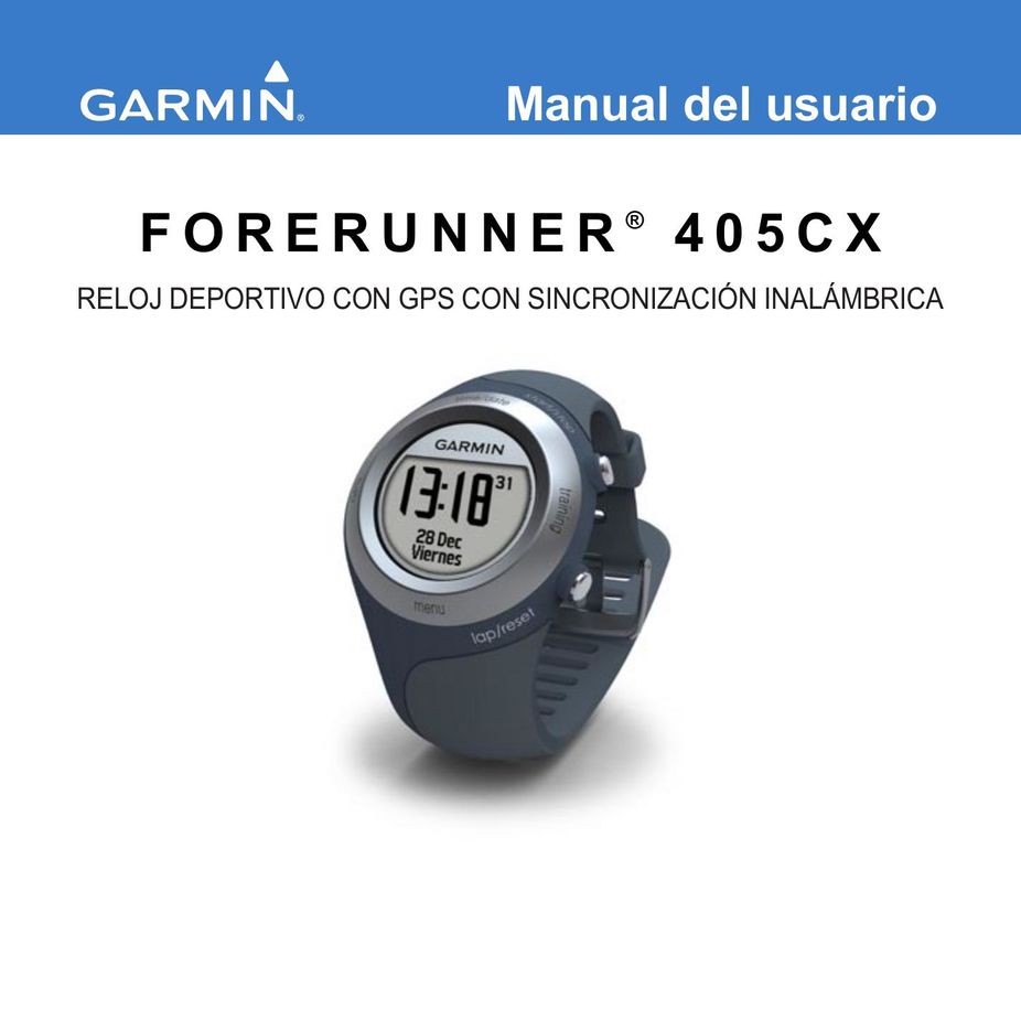 Garmin 4 0 5 C X Watch User Manual