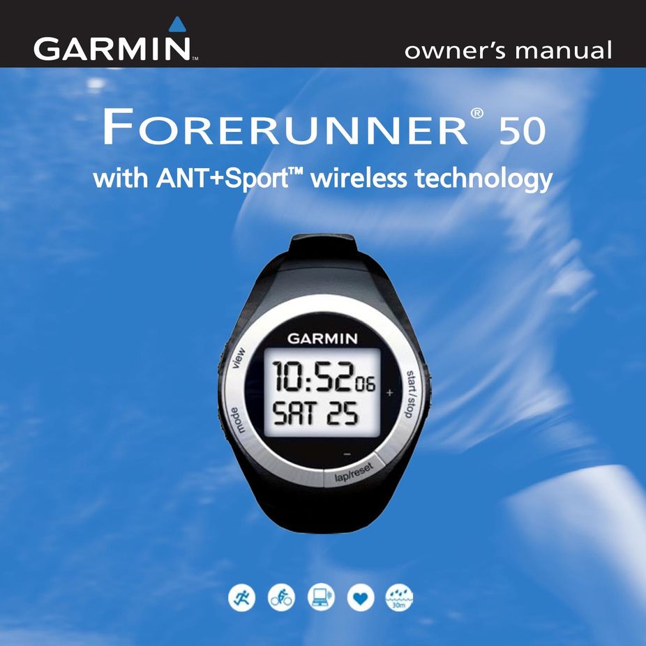 Garmin 50 Watch User Manual