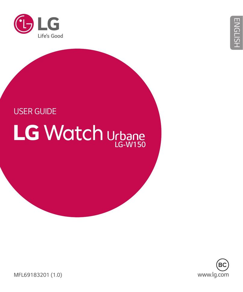 LG Electronics lg-w150 Watch User Manual