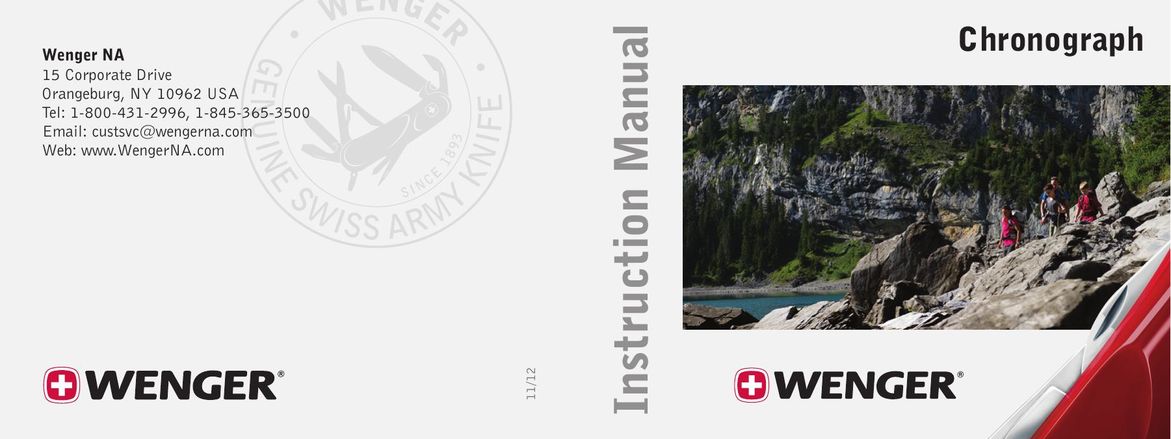 Wenger 643.103 Watch User Manual