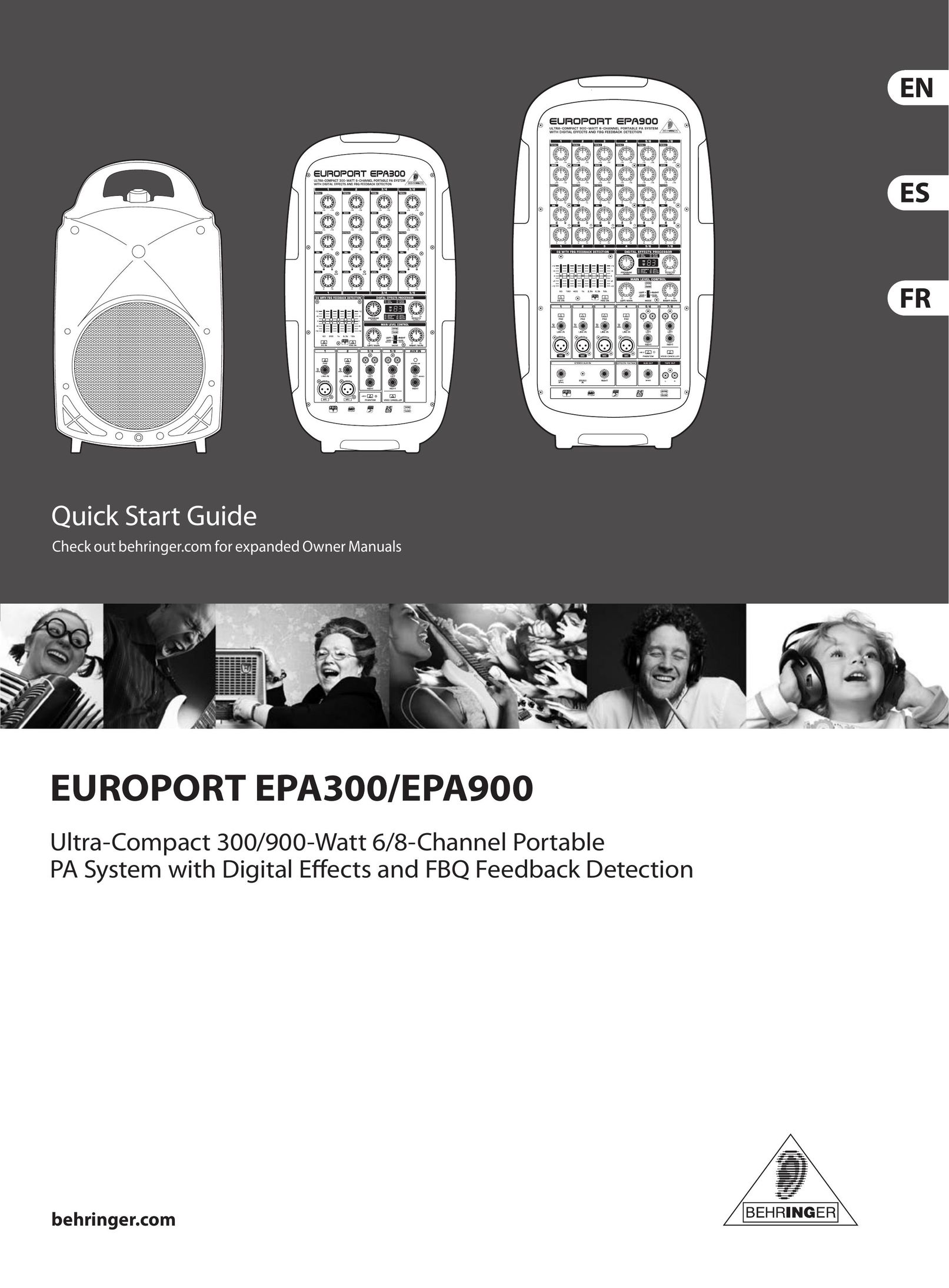 Behringer EPA900 Cassette Player User Manual
