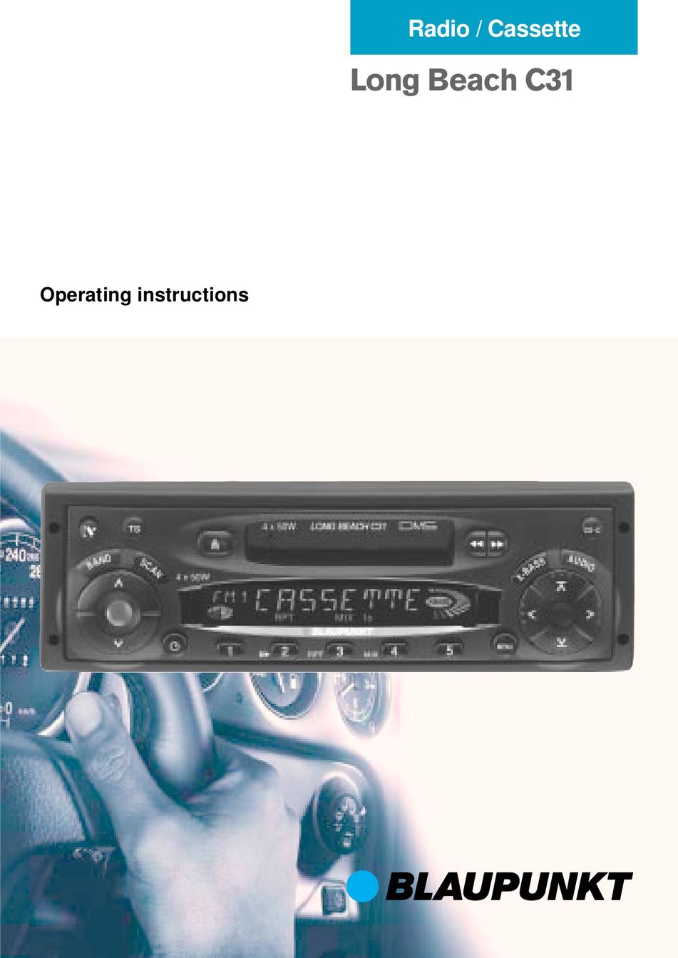 Blaupunkt C31 Cassette Player User Manual