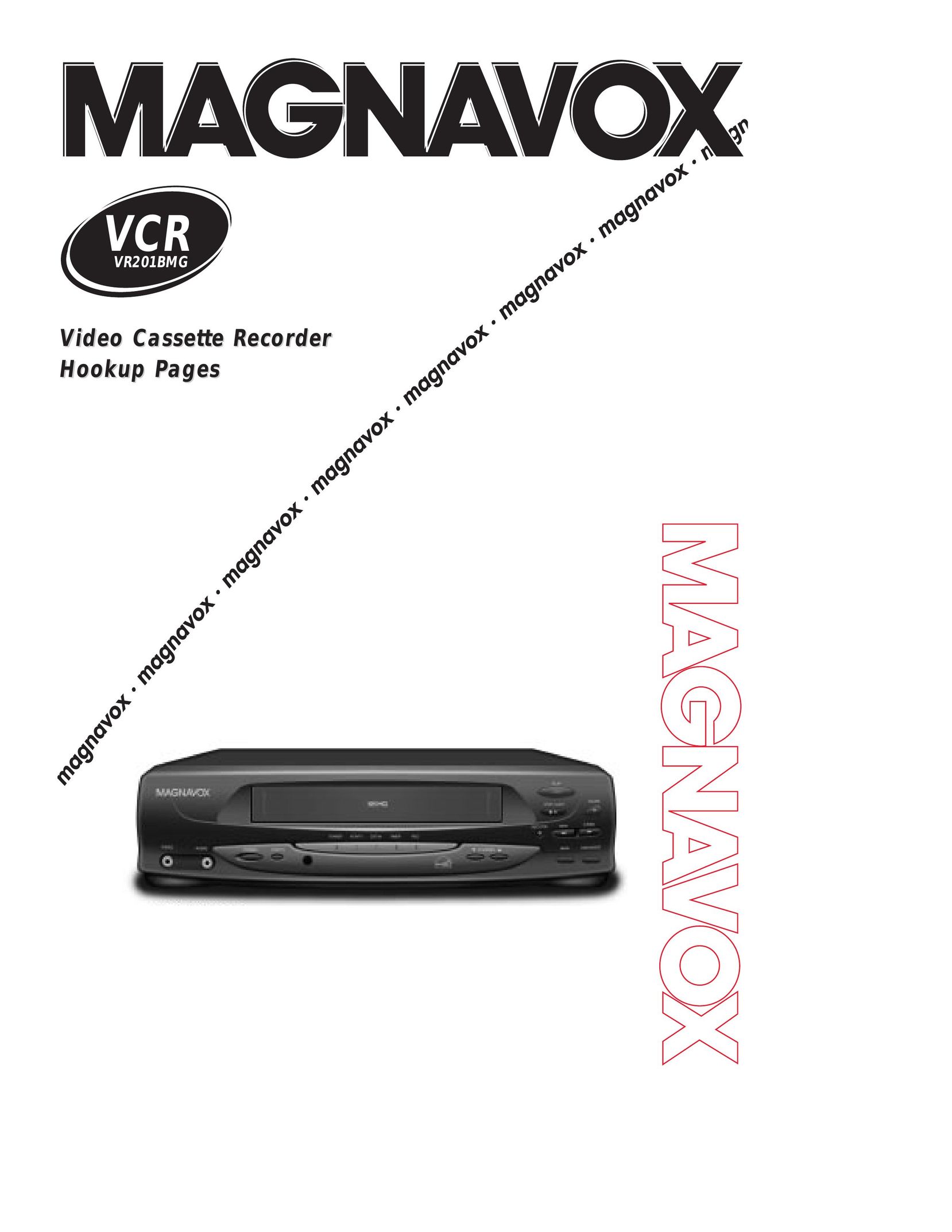 Magnavox VCRVR201BMG Cassette Player User Manual
