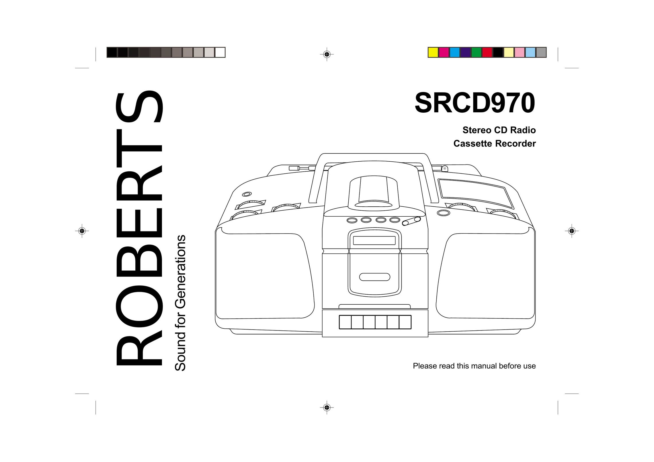 Roberts Radio SRCD970 Cassette Player User Manual