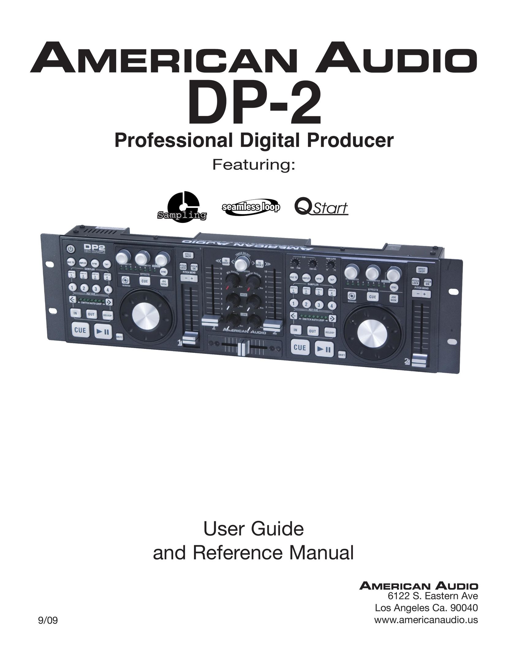American Audio DP-2 CD Player User Manual