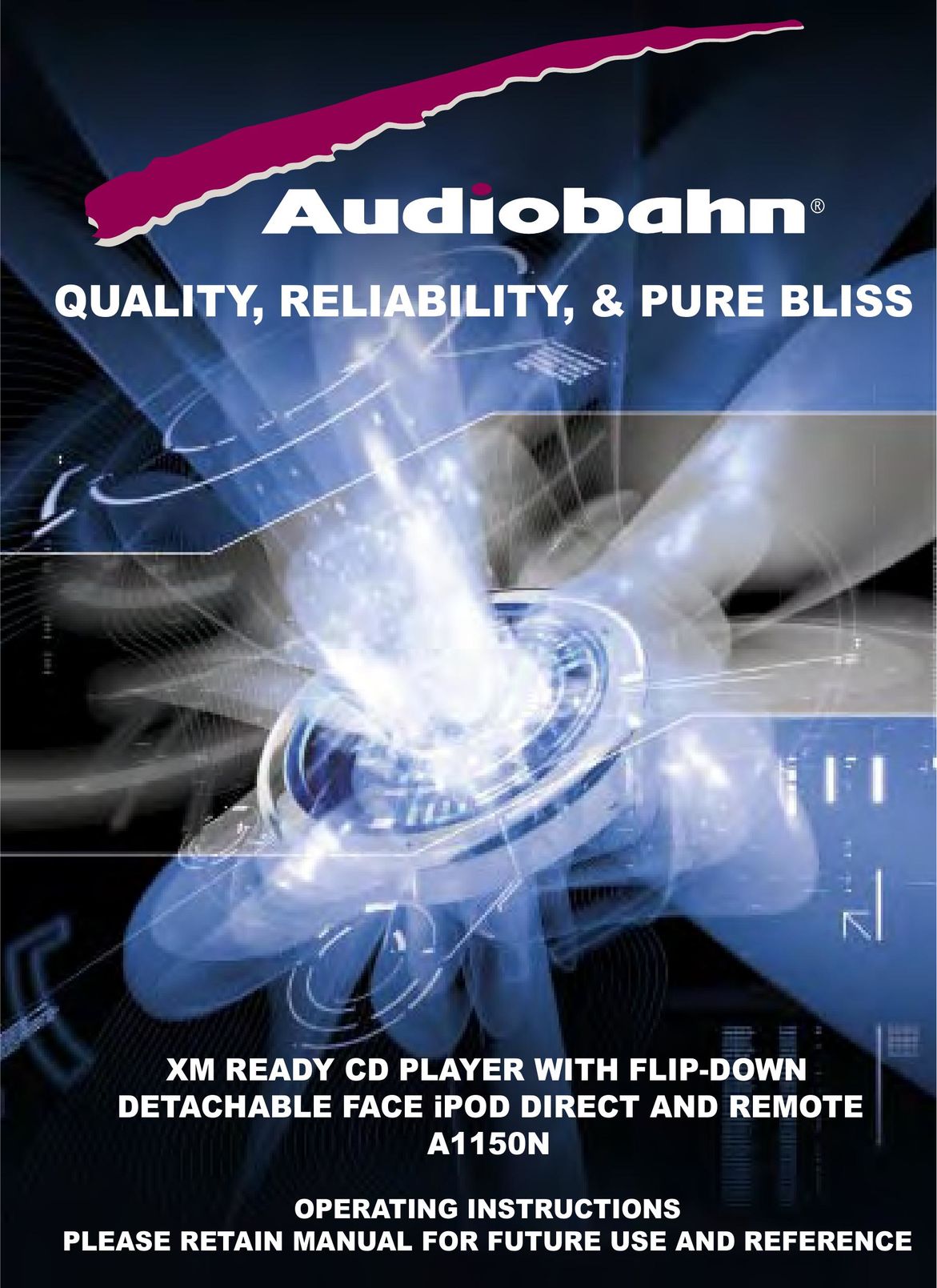 AudioBahn A1150N CD Player User Manual
