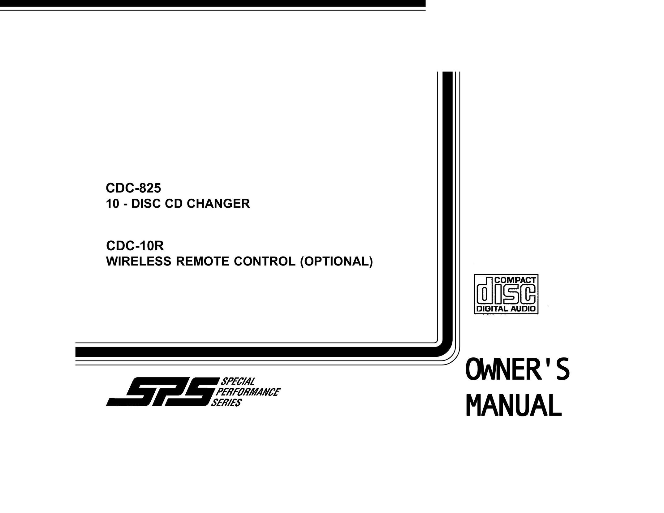 Audiovox CDC-825 CD Player User Manual