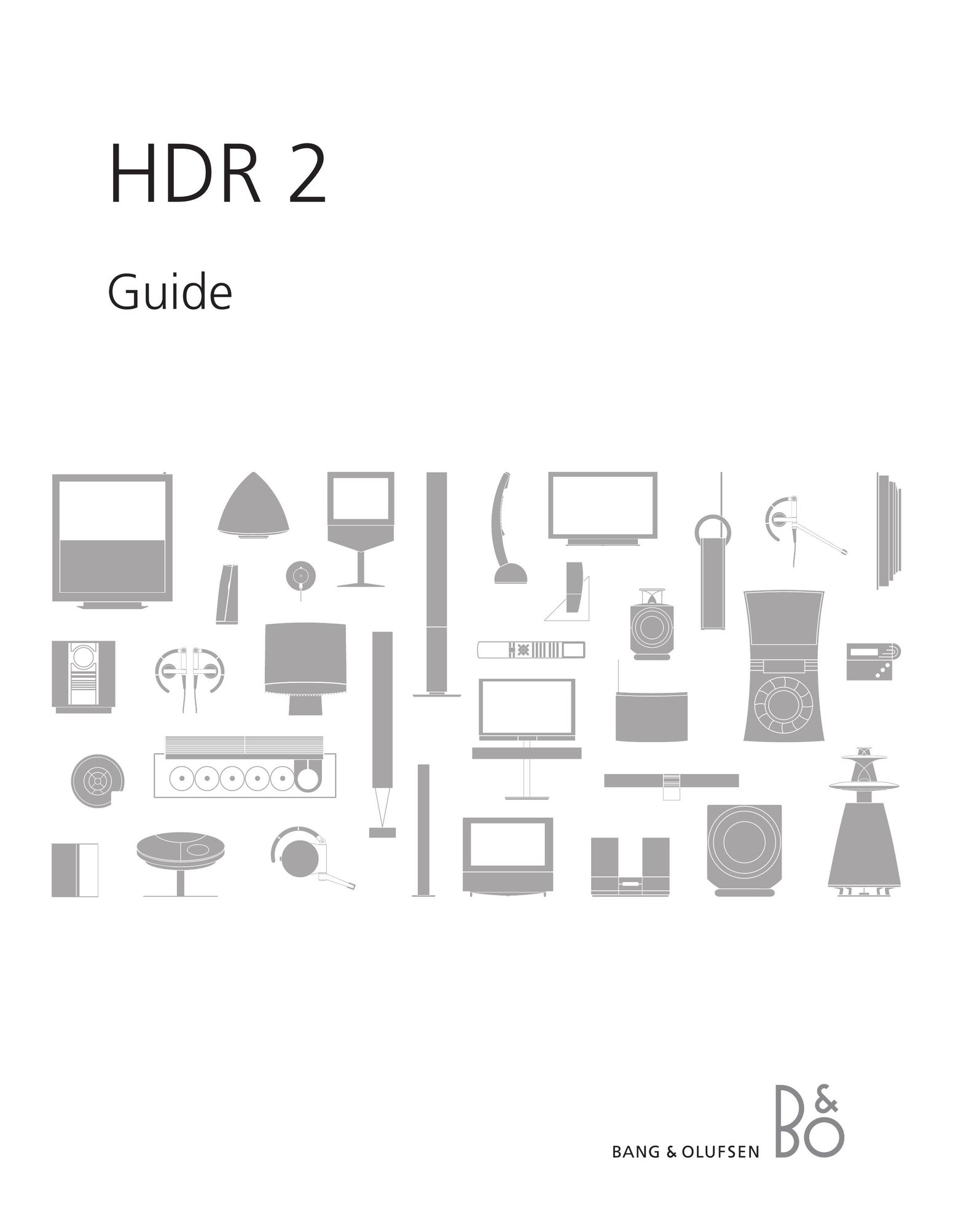 Bang & Olufsen HDR 2 CD Player User Manual