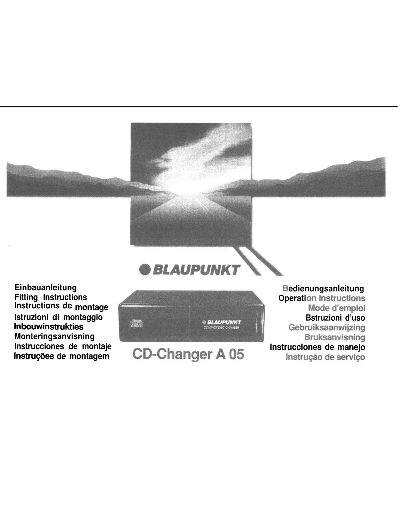 Blaupunkt A 05 CD Player User Manual