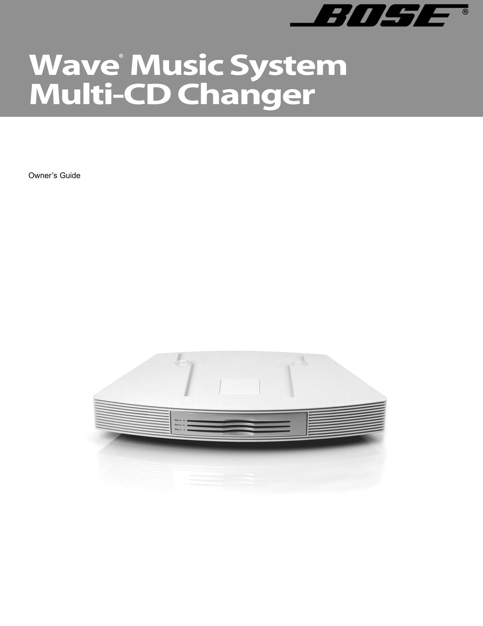 Bose Multi-CD Changer CD Player User Manual