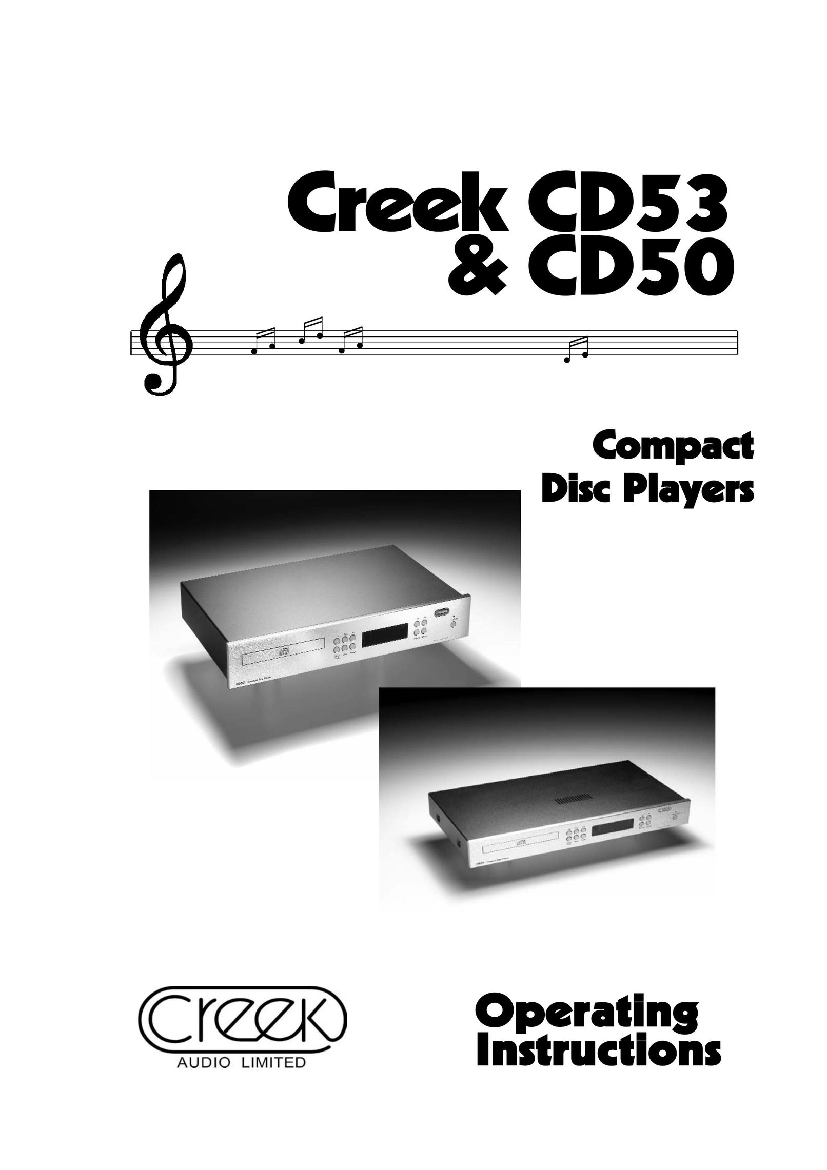 Creek Audio CD53 CD Player User Manual