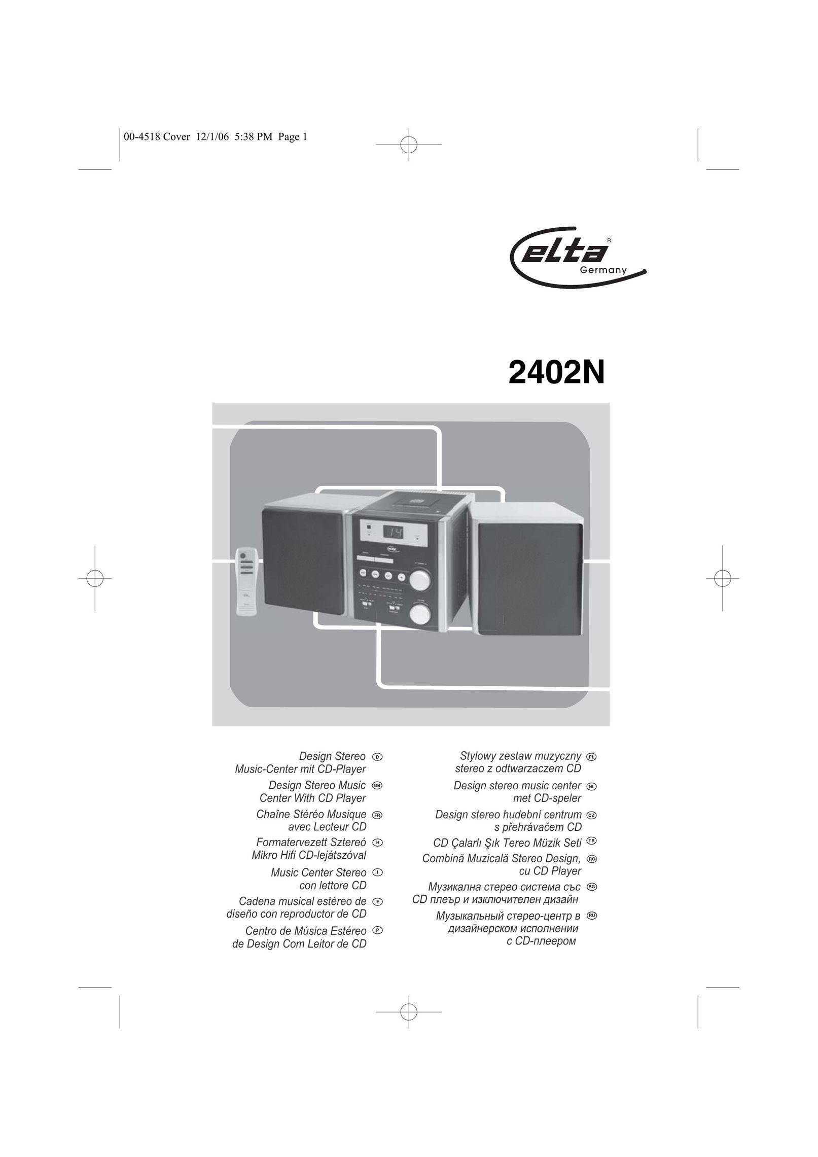 Elta 2402N CD Player User Manual