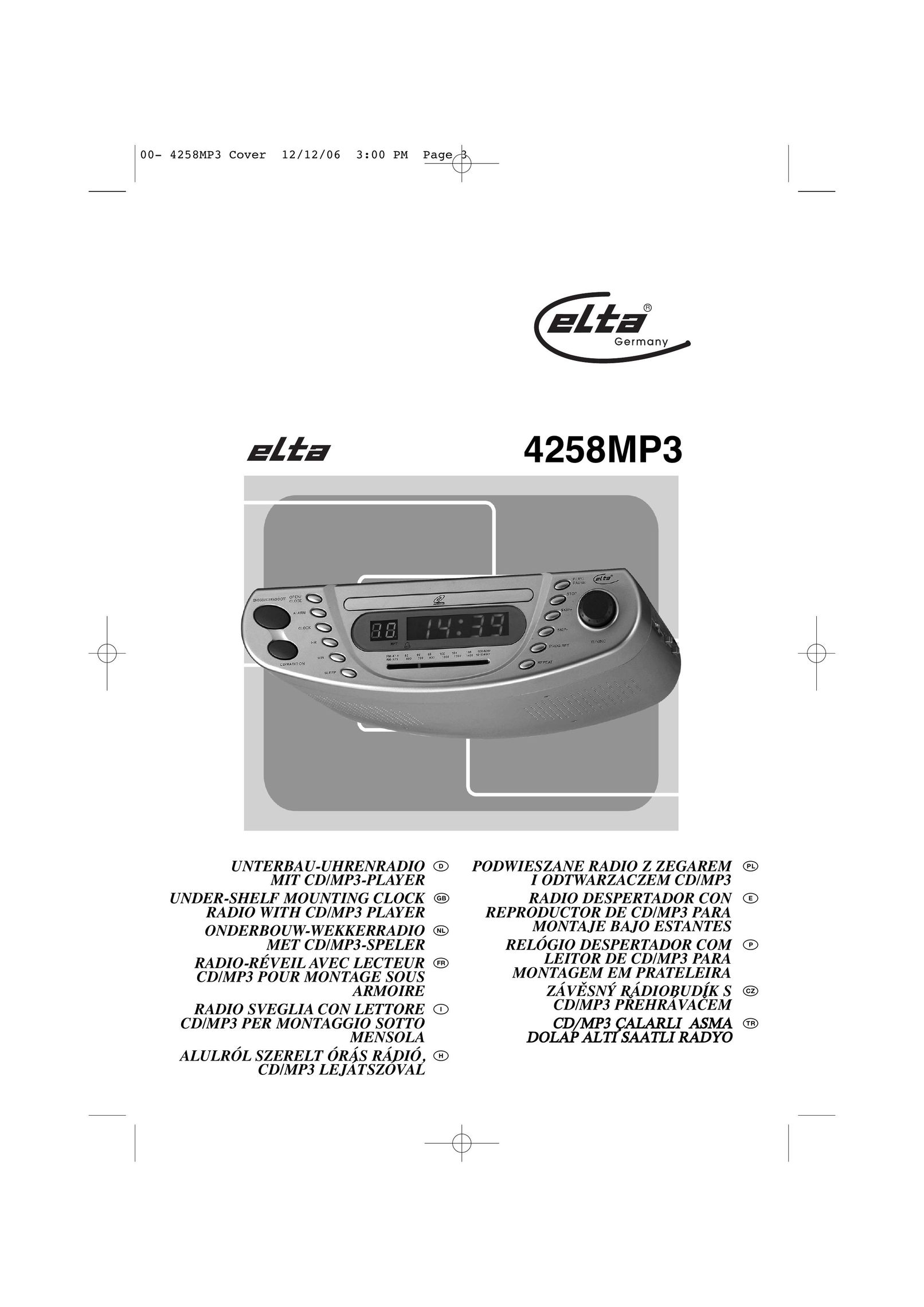 Elta 4258MP3 CD Player User Manual