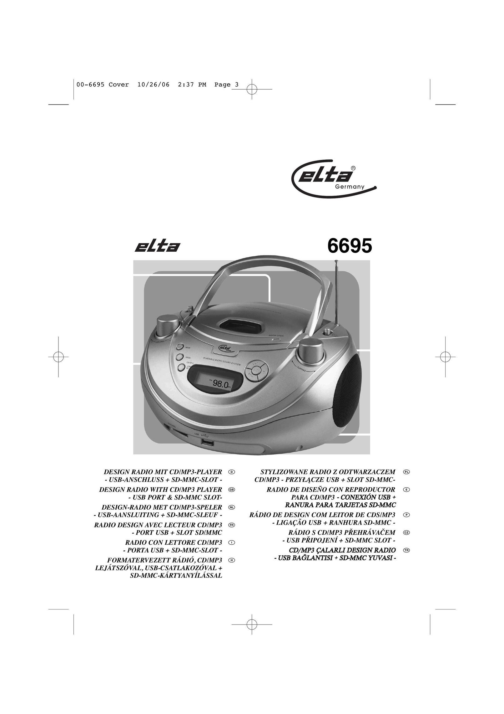 Elta 6695 CD Player User Manual