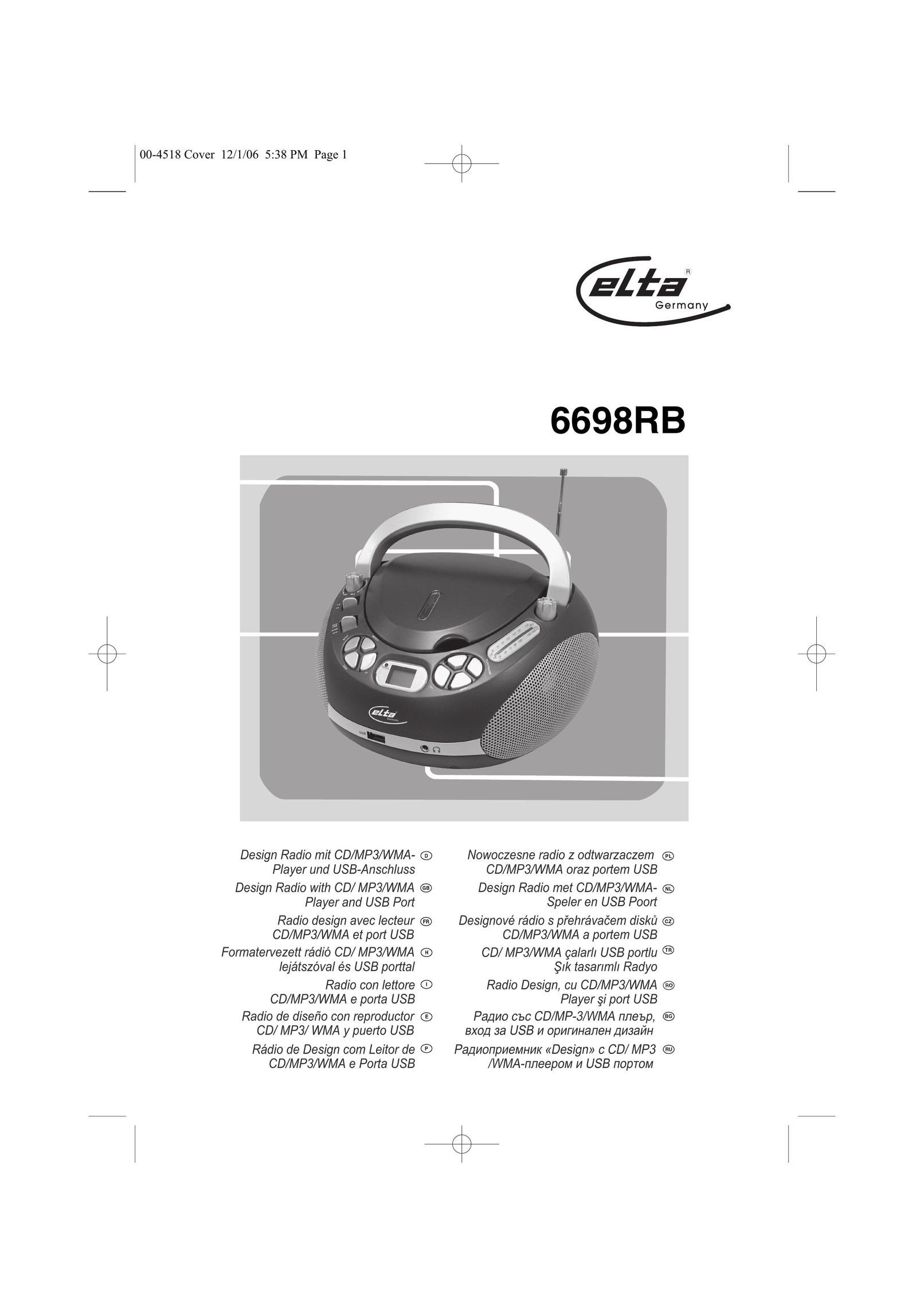Elta 6698RB CD Player User Manual