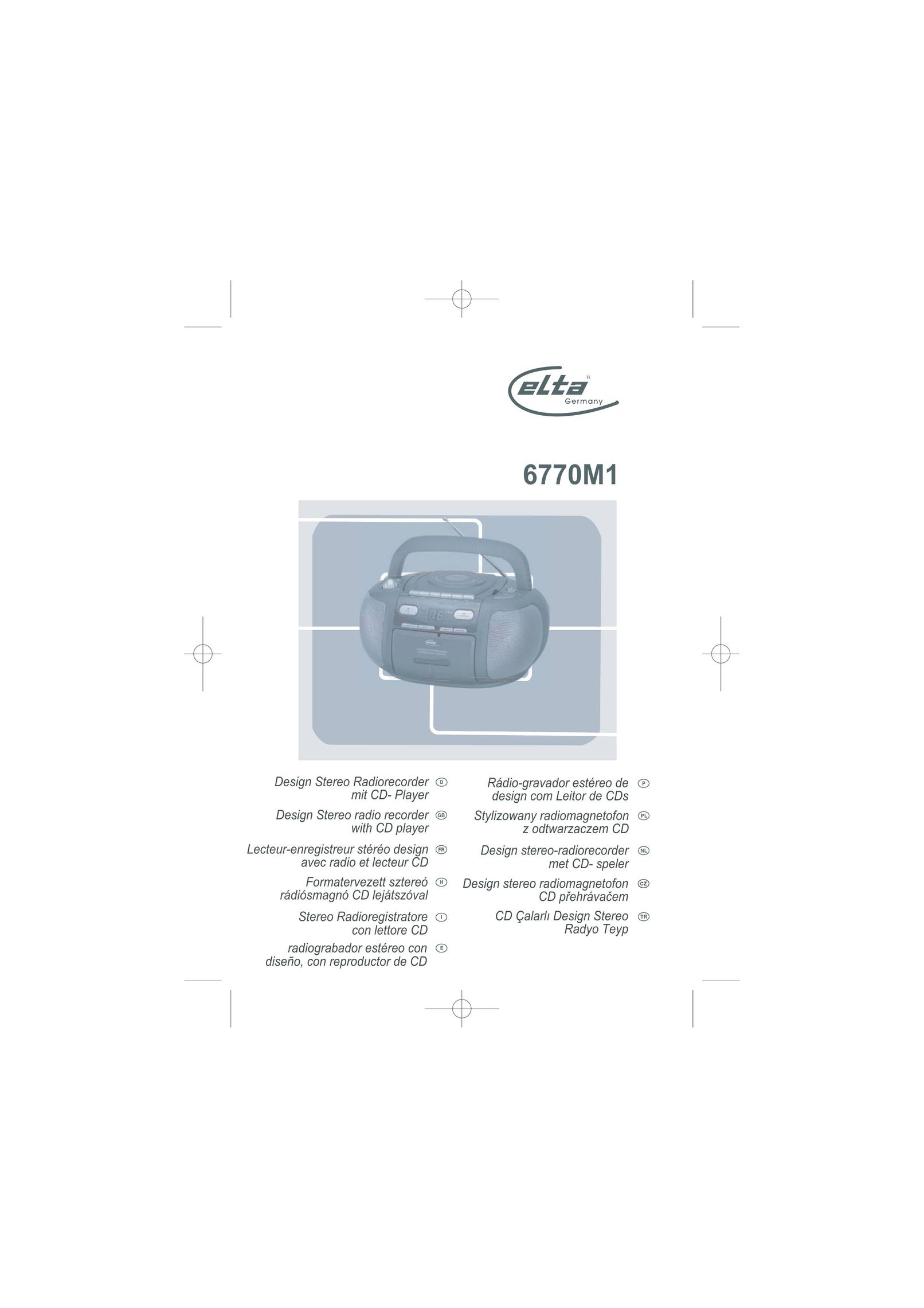 Elta 6770M1 CD Player User Manual