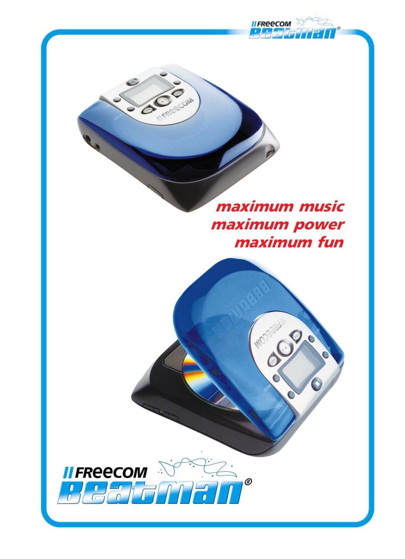 Freecom Technologies Beatman Mini CD I CD Player User Manual