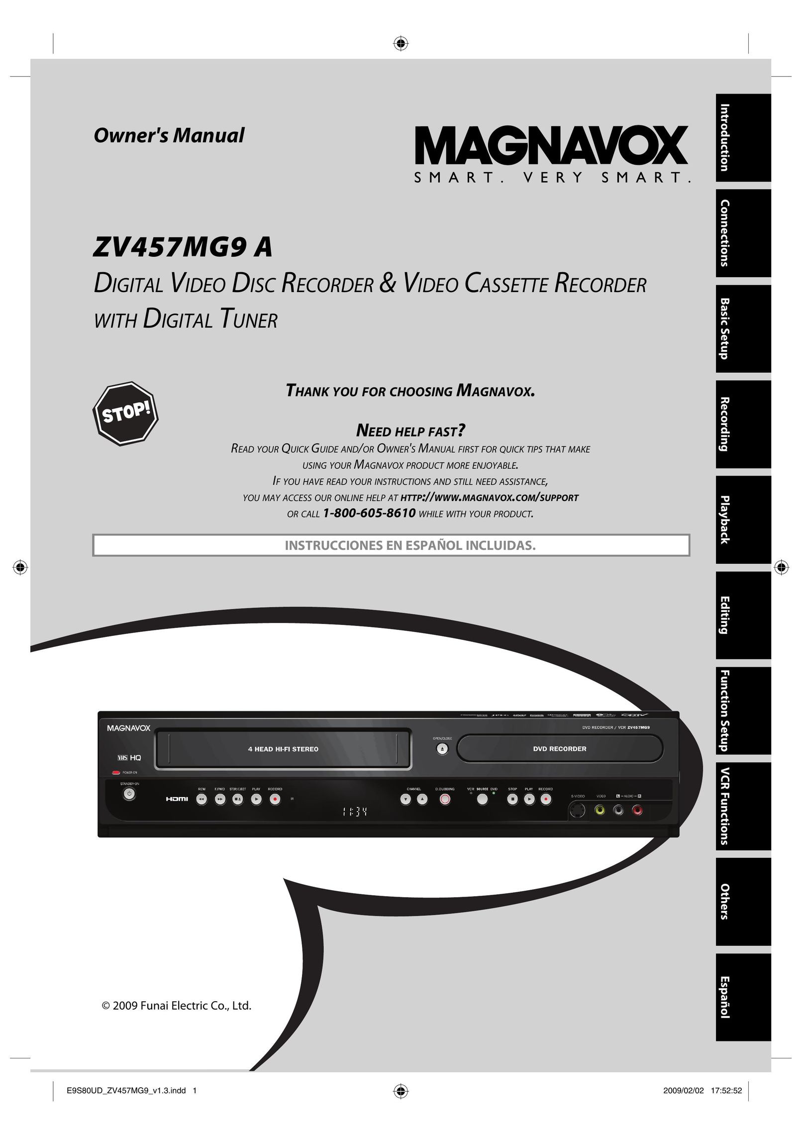 FUNAI ZV457MG9 A CD Player User Manual