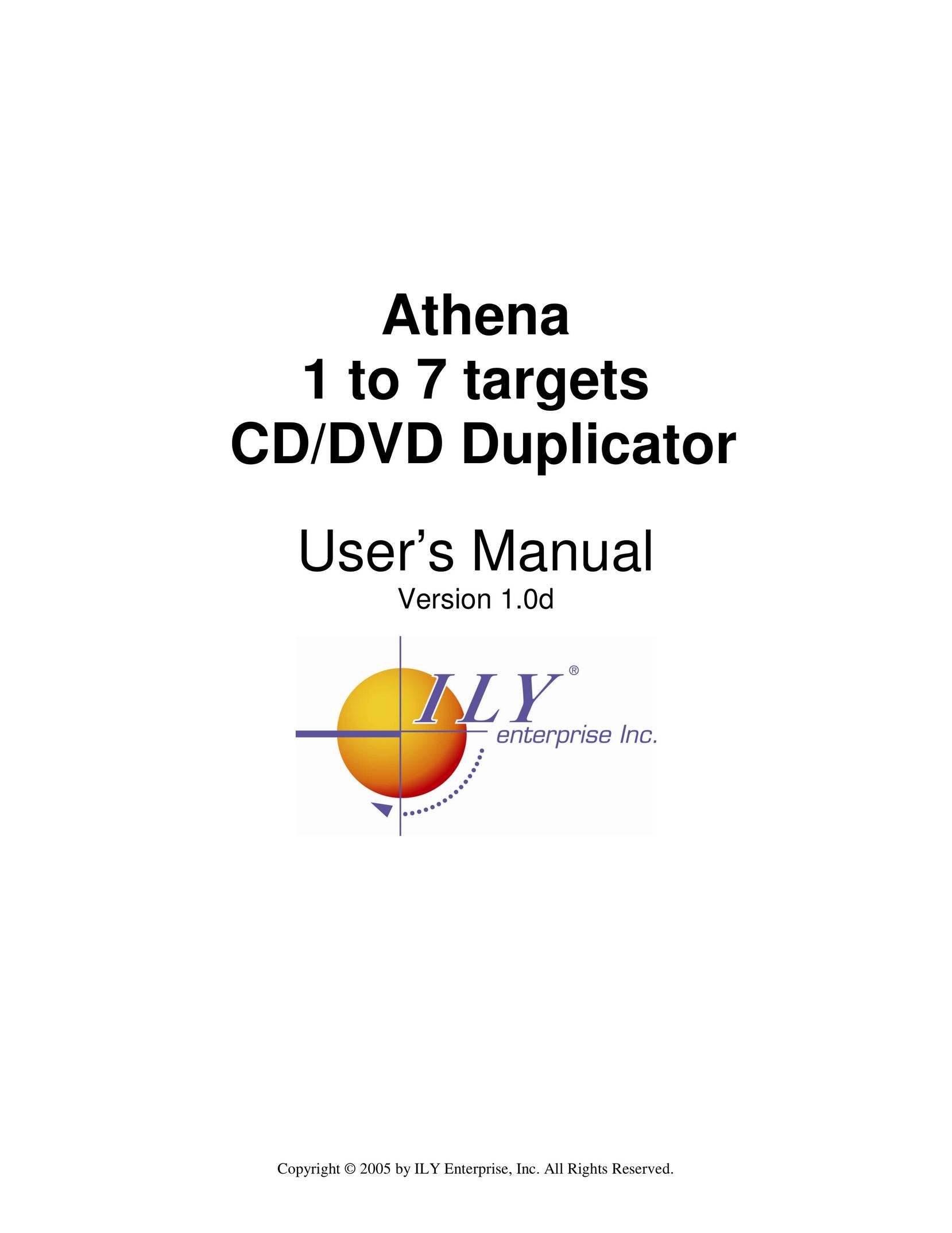 ILY Enterprise CD/DVD Duplicator CD Player User Manual