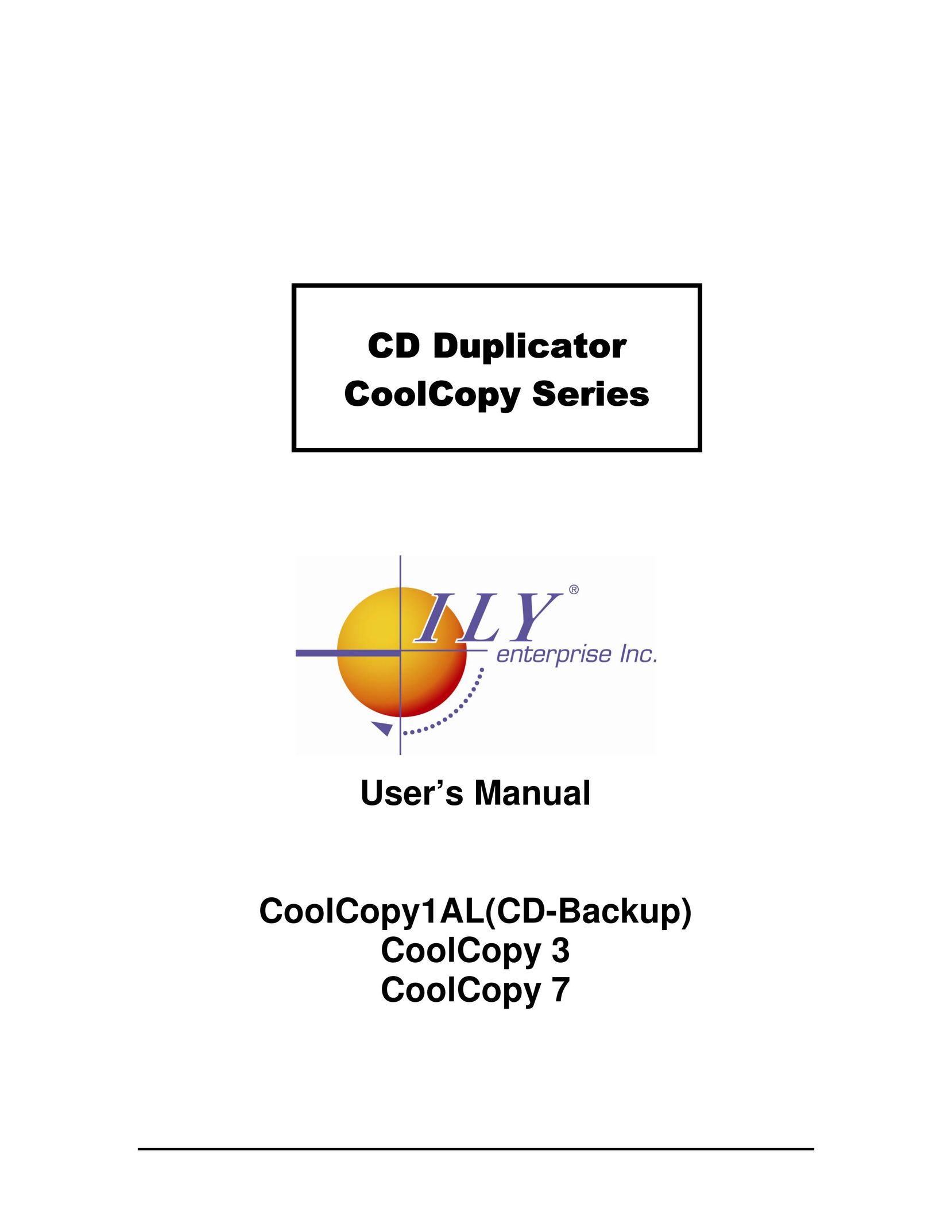 ILY Enterprise CoolCopy 3 CD Player User Manual