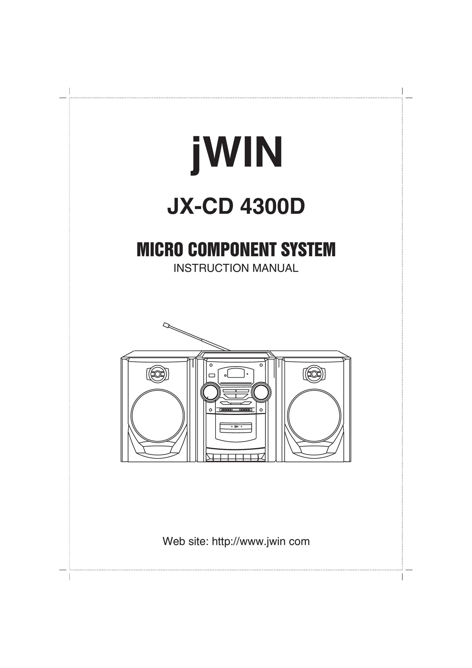 Jwin JX-43000D CD Player User Manual