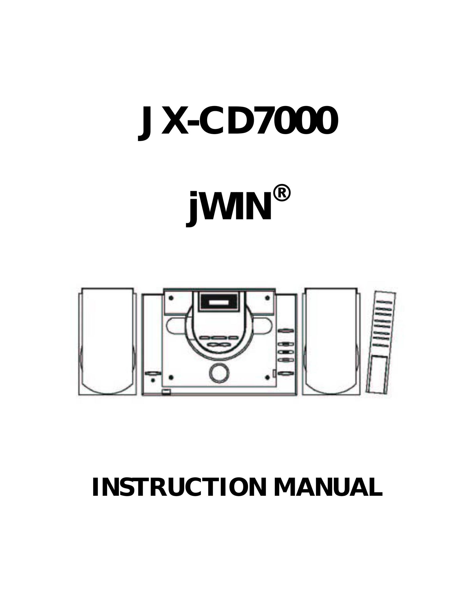 Jwin JX-CD7000 CD Player User Manual