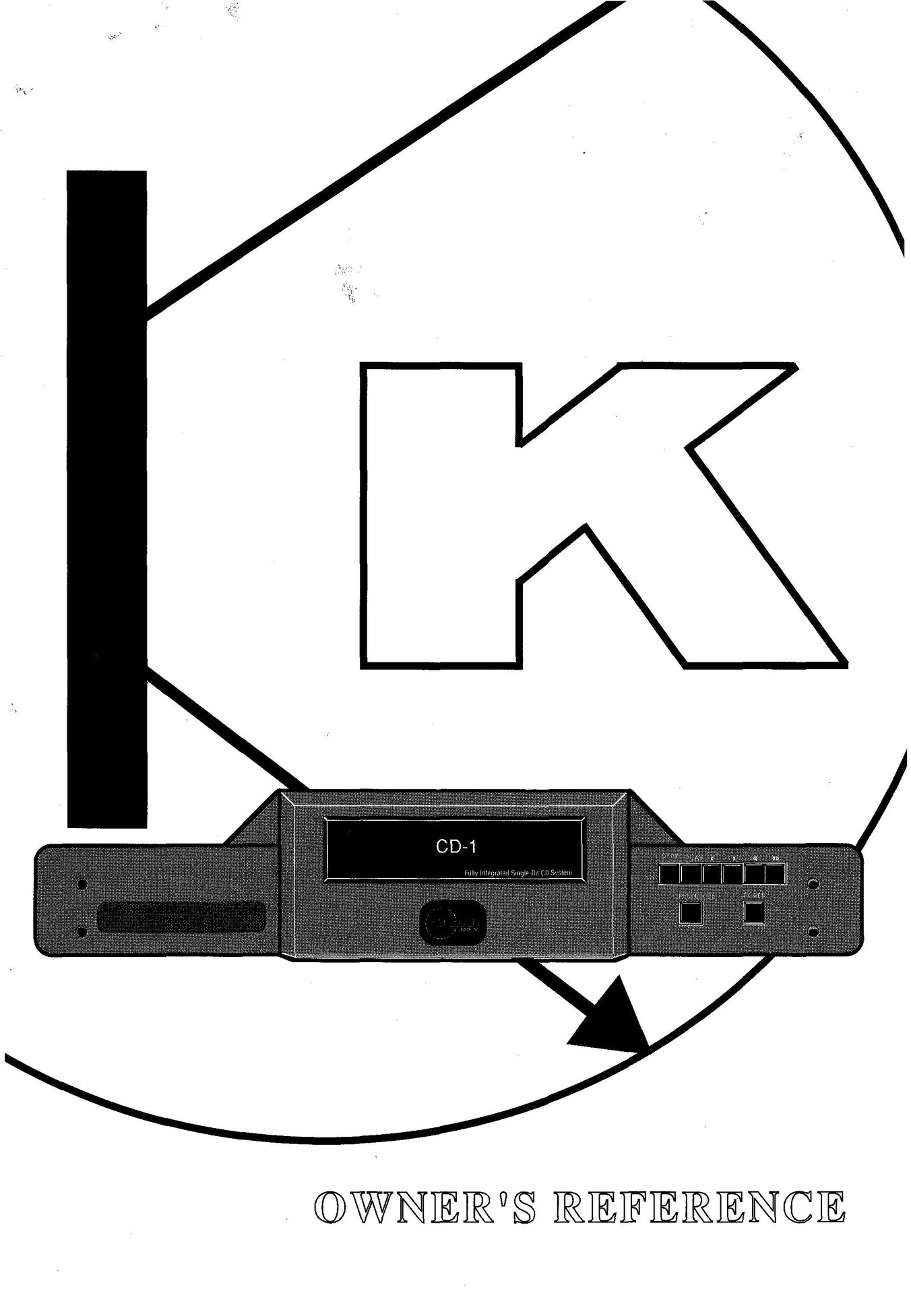 Krell Industries CD-1 CD Player User Manual