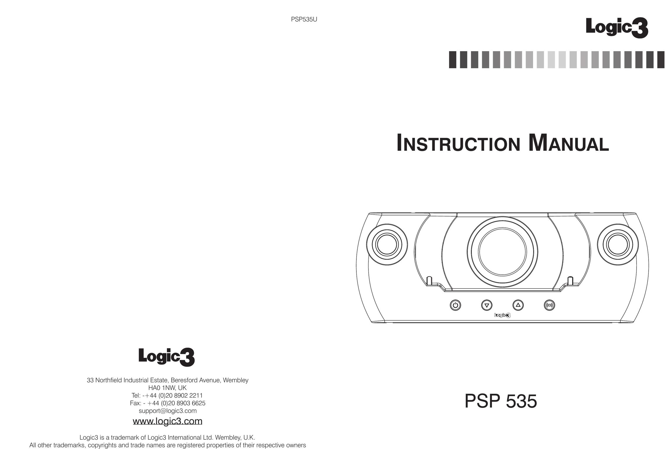 Logic 3 INSTRUCTION MANUAL CD Player User Manual