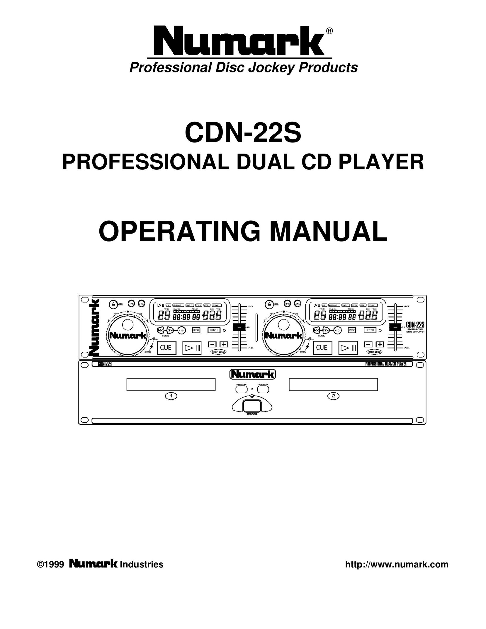 Numark Industries CDN-22S CD Player User Manual